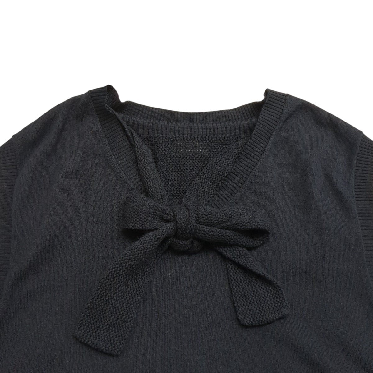 BED J．W． FORD Scarf knit vest22SS-B-KT02 古着・中古-3枚目のアイテム画像