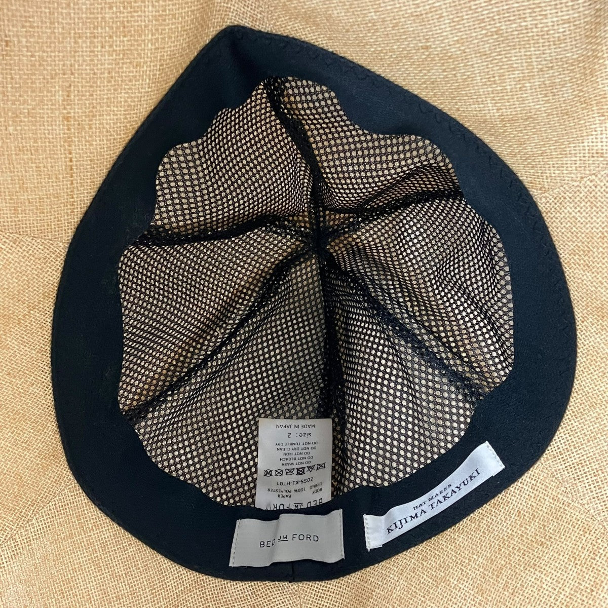 KIJIMA TAKAYUKI×BED J．W． FORD Tulip Hatハット20SS-KJ-HT01 古着・中古-6枚目のアイテム画像
