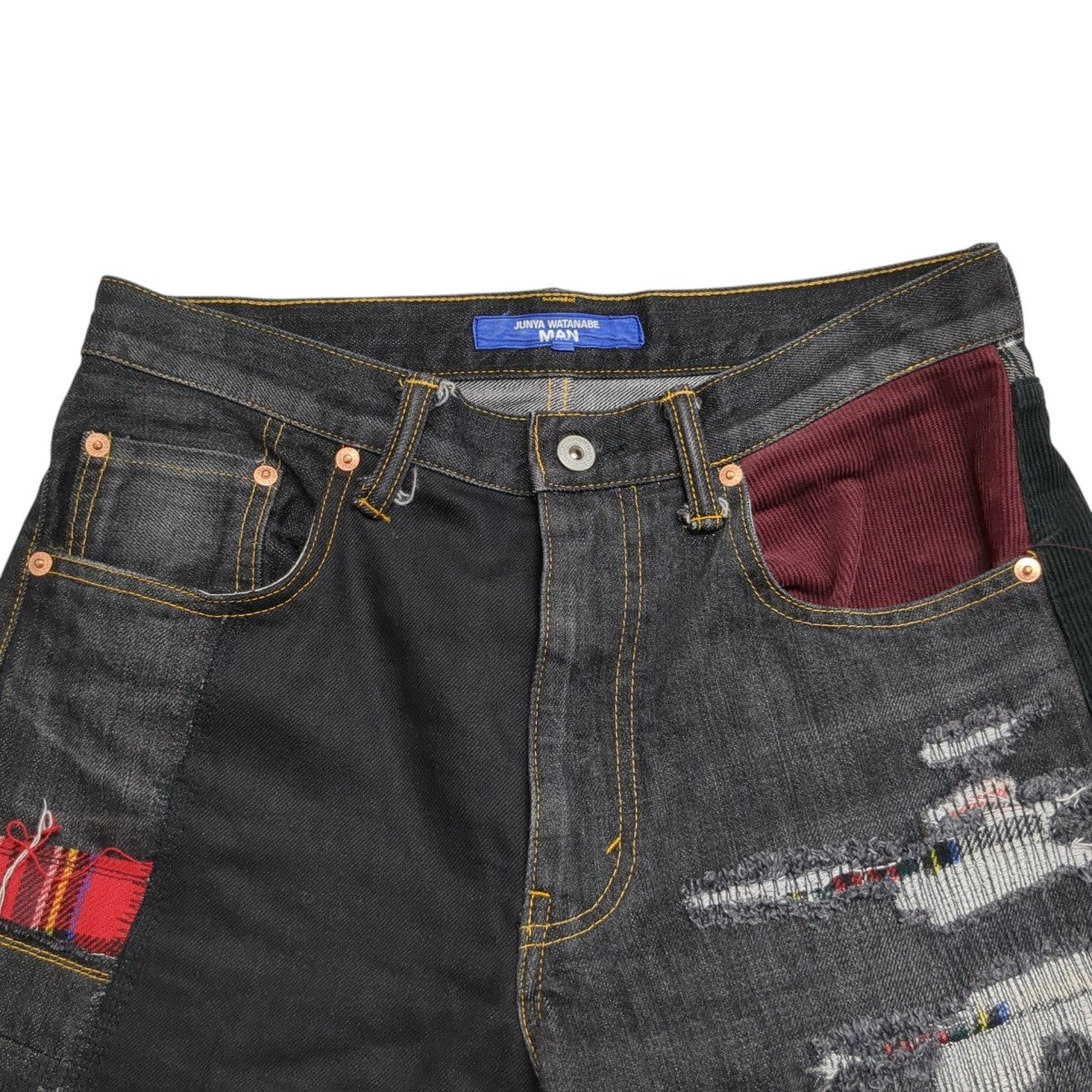 JUNYA WATANABE MAN 25SSPatchwork JeansデニムパンツWO-P040 WO-P040