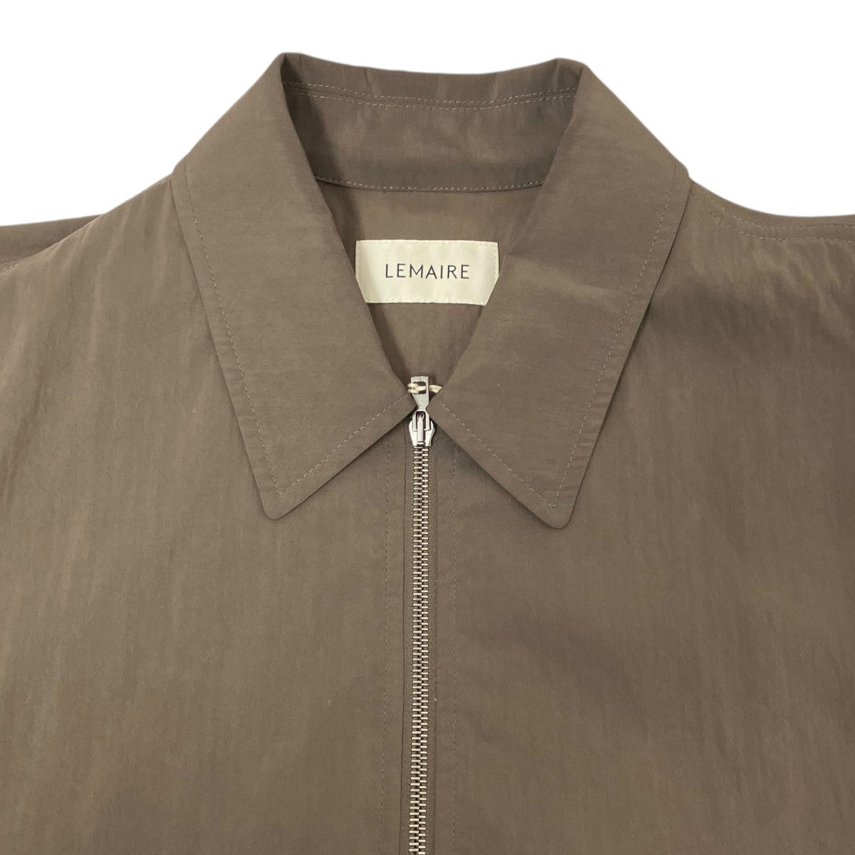 LEMAIRE ハンティングジャケット 46 LEMAIRE ルメール シアリング レザー フライトジャケット OW1101