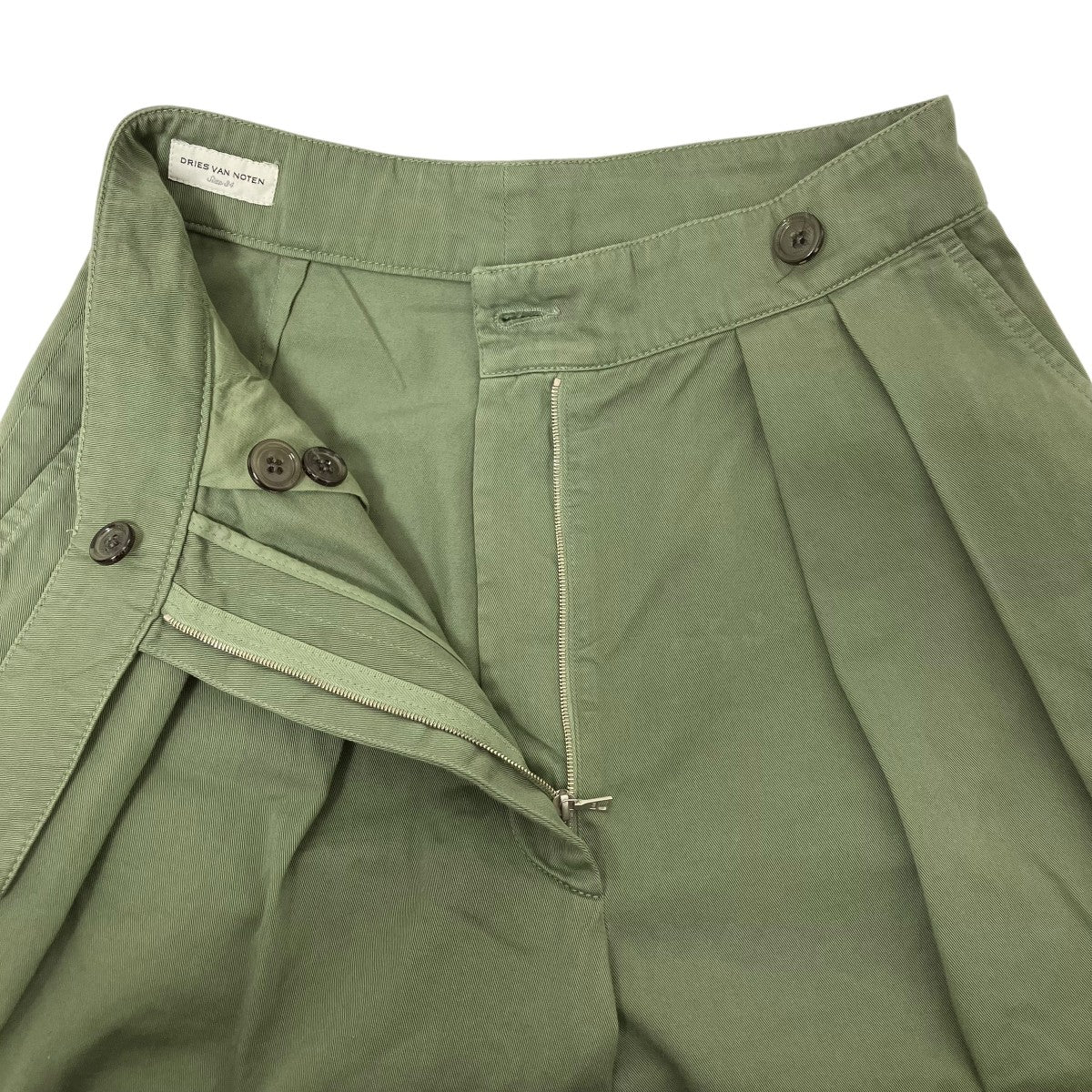 DRIES VAN NOTEN(ドリスヴァンノッテン) パンツ オリーブ サイズ 34