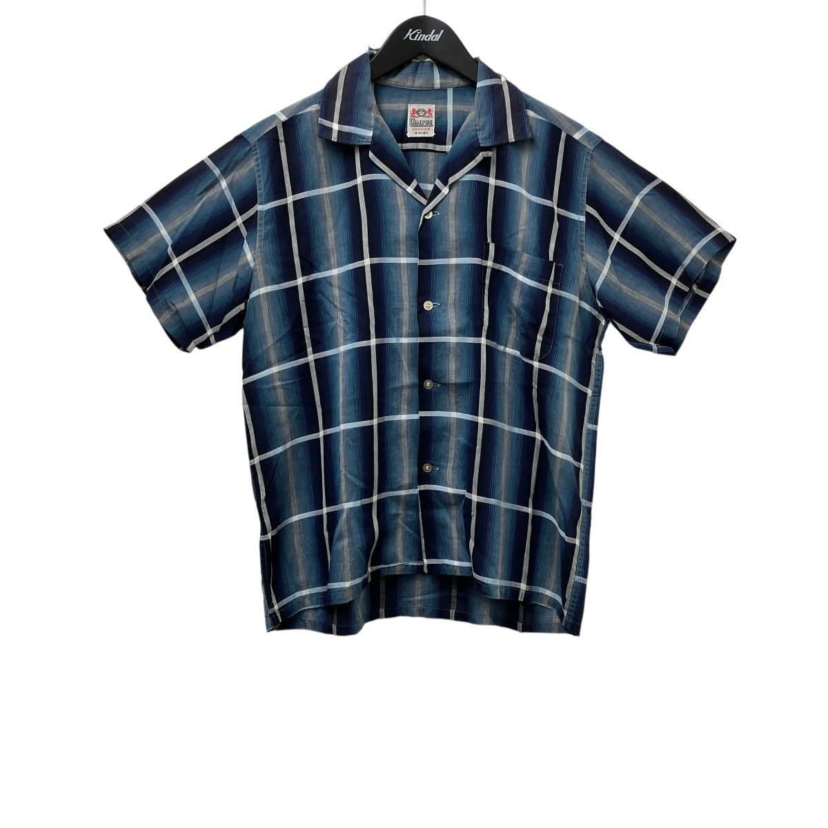 VINTAGE 50s CAMPUS オンブレシャツ 古着・中古-1枚目のアイテム画像