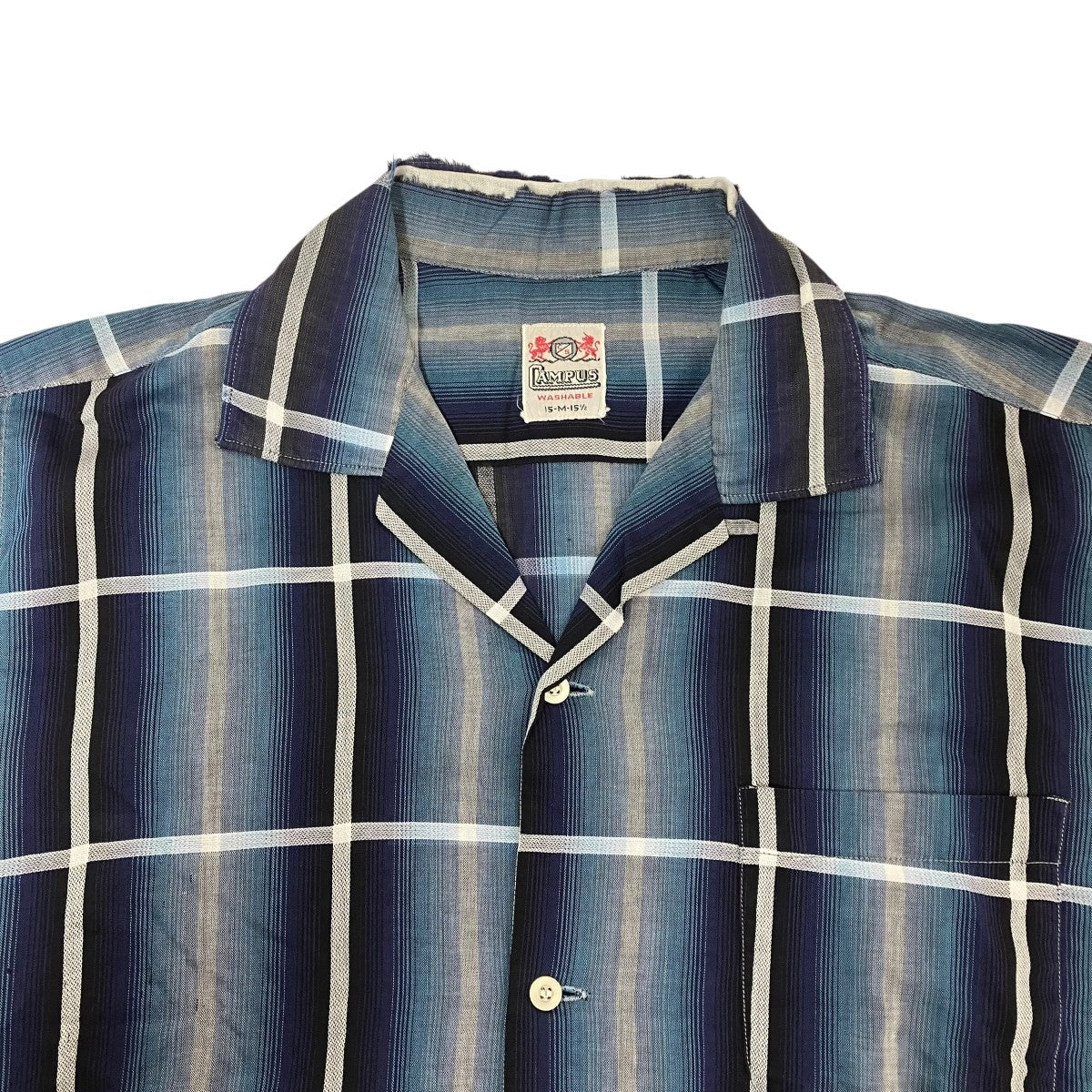 VINTAGE 50s CAMPUS オンブレシャツ 古着・中古-3枚目のアイテム画像