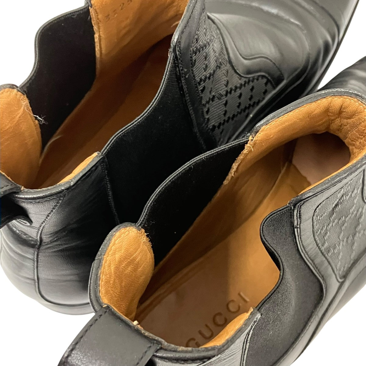 GUCCI(グッチ) サイドゴアブーツ322504 322504 ブラック サイズ