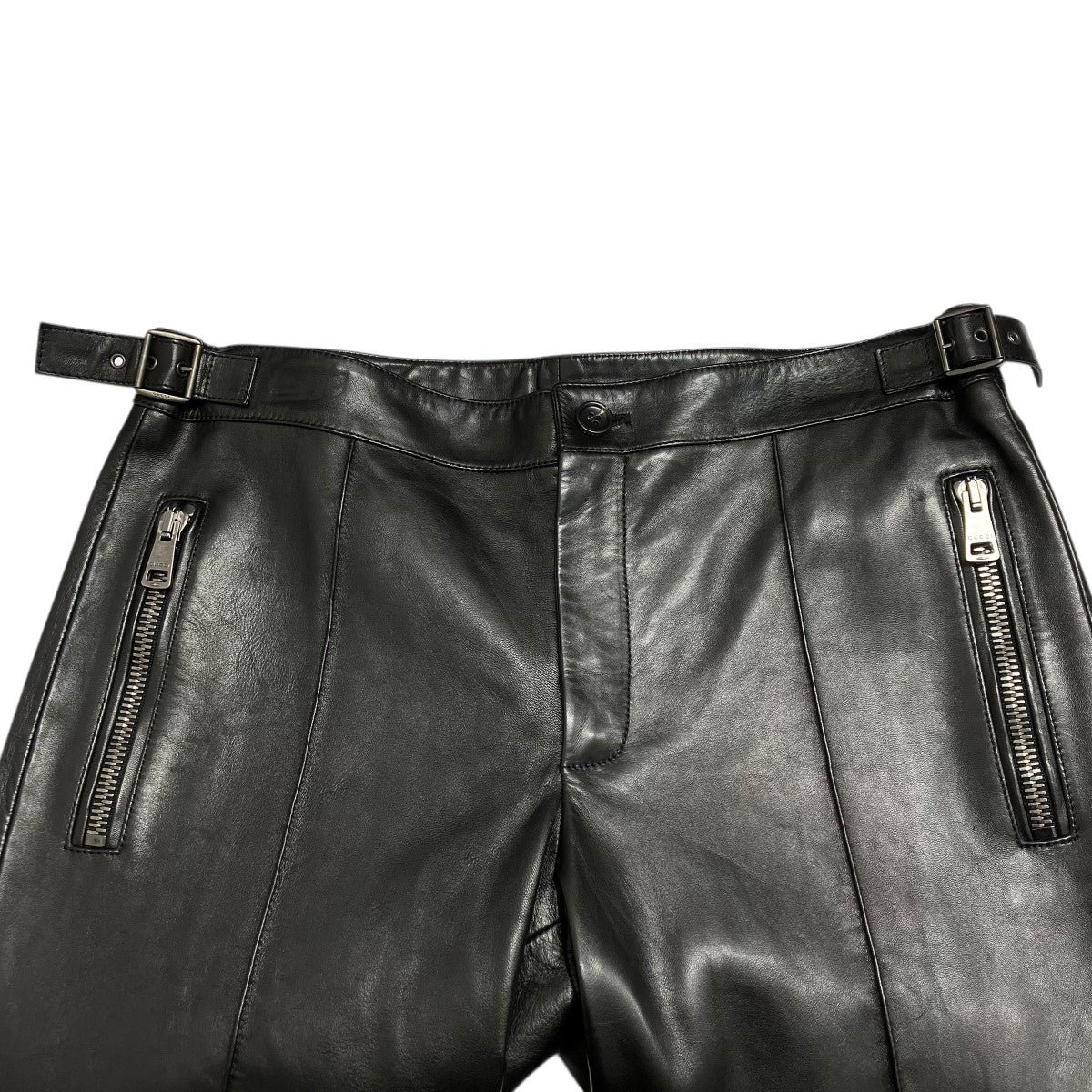 GUCCI(グッチ) レザーパンツ ブラック サイズ 46｜【公式】カインド