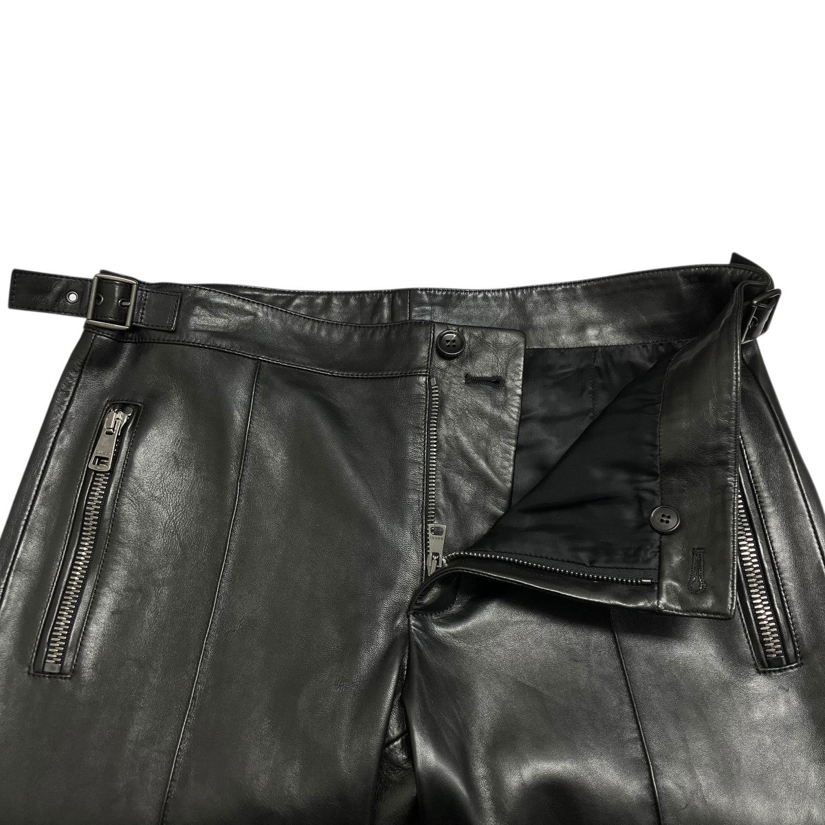 GUCCI(グッチ) レザーパンツ ブラック サイズ 46｜【公式】カインド