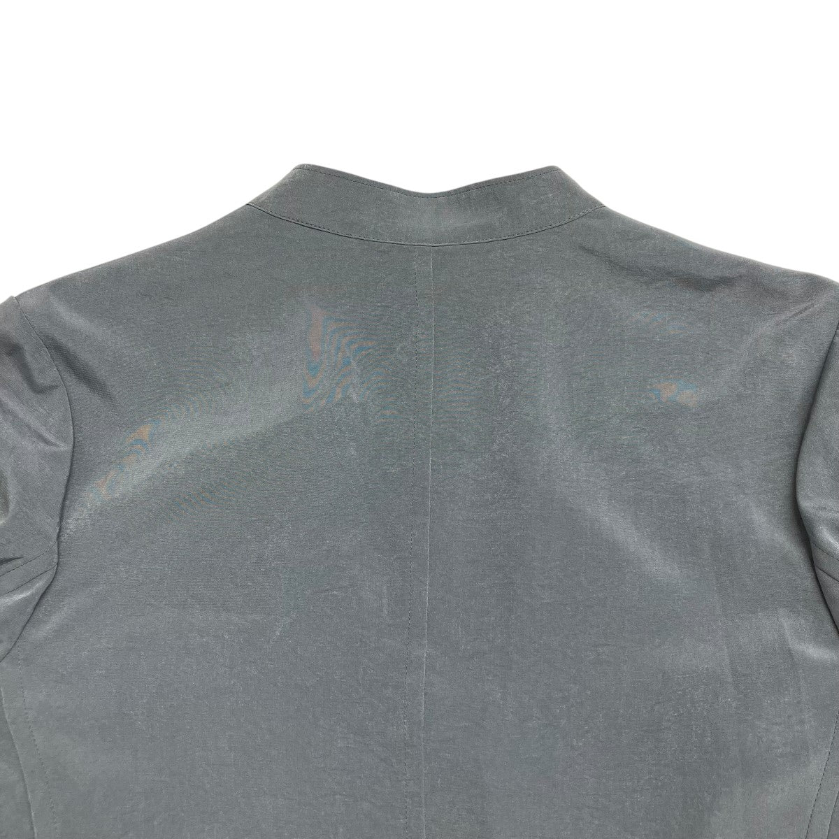 CREPE de CHINE COLLARLESS JACKETノーカラージャケットYM-J03-500