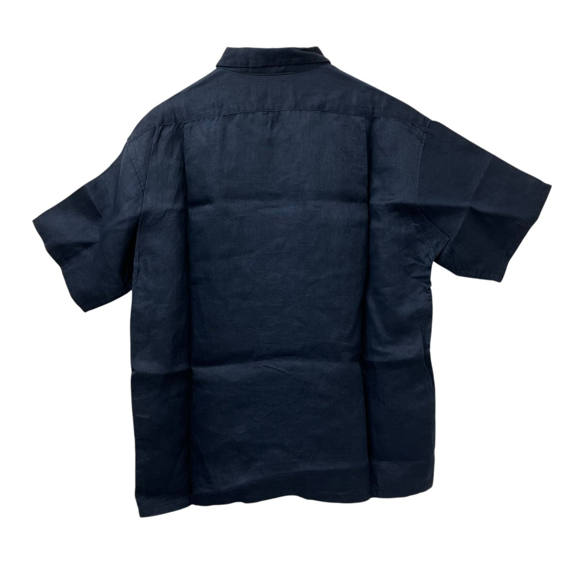 NIGEL CABOURN リネンツイルオープンカラー半袖シャツ8044-00-11000 古着・中古-2枚目のアイテム画像