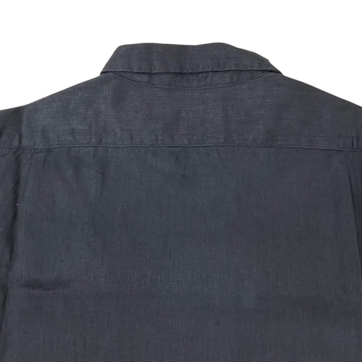 NIGEL CABOURN リネンツイルオープンカラー半袖シャツ8044-00-11000 古着・中古-4枚目のアイテム画像