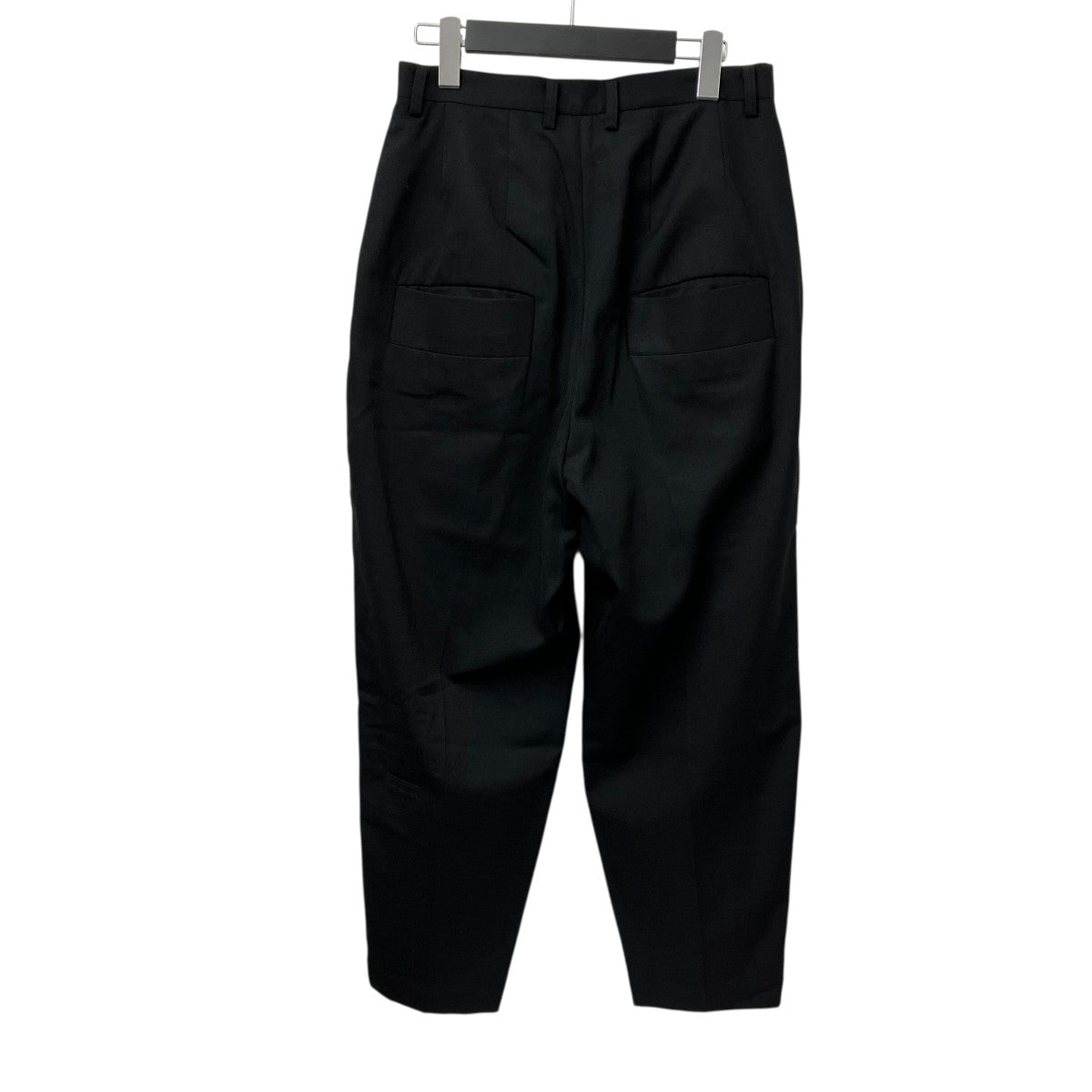 Dulcamara\"22SS よそいきオーバータックPTパンツ\" - BLACK Dulcamara (ドゥルカマラ) よそいきオーバータックPT