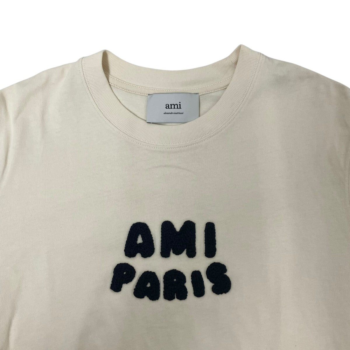 AMI PARIS(アミパリス) Tシャツ オフホワイト サイズ XXS｜【公式
