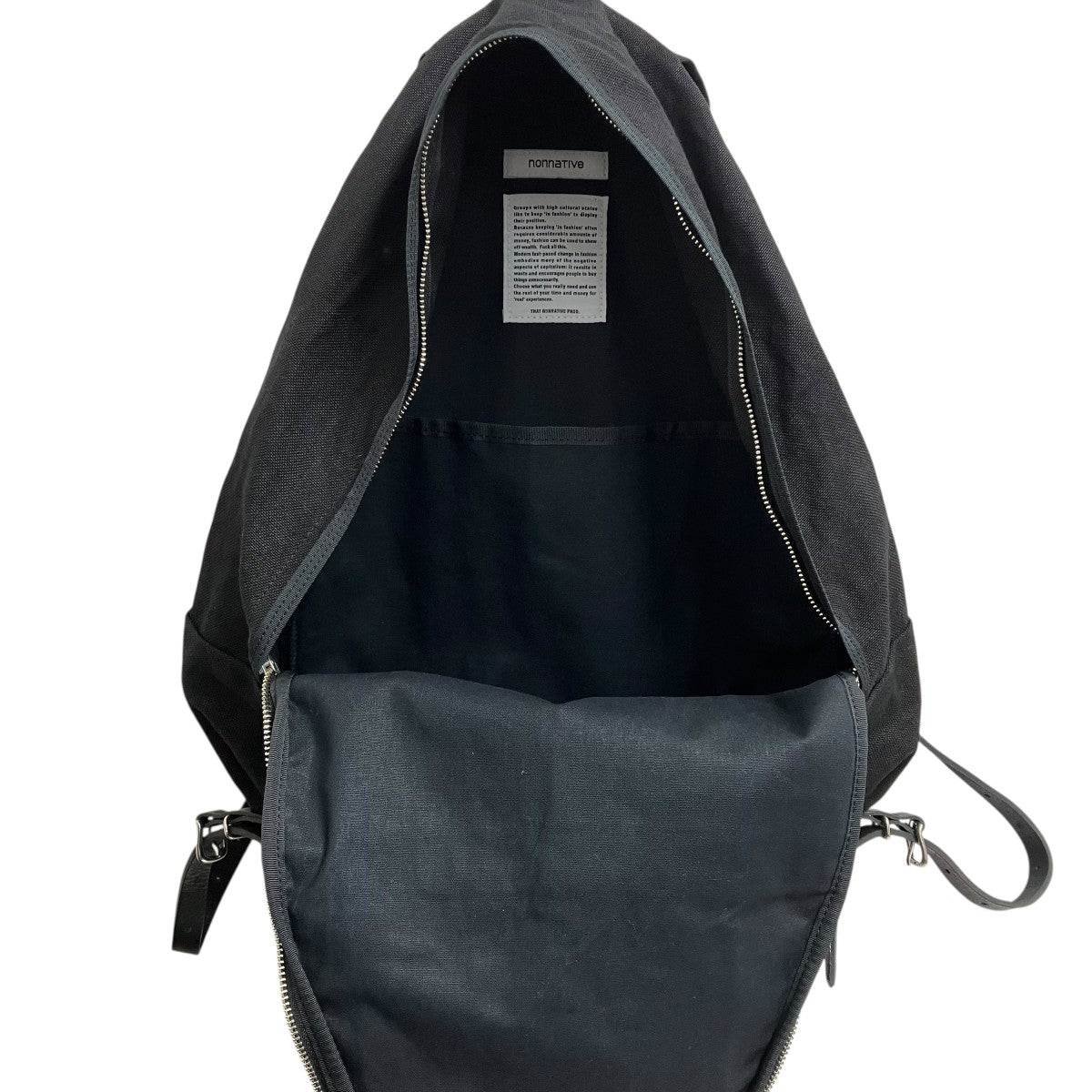 nonnative(ノンネイティブ) VOYAGER BACKPACK LINEN CANVASリュック