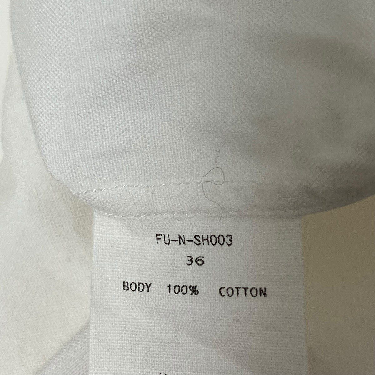 FUMIKA UCHIDA Oxford ARM-BELTED SHIRTSシャツFU-N-SH003 古着・中古-7枚目のアイテム画像