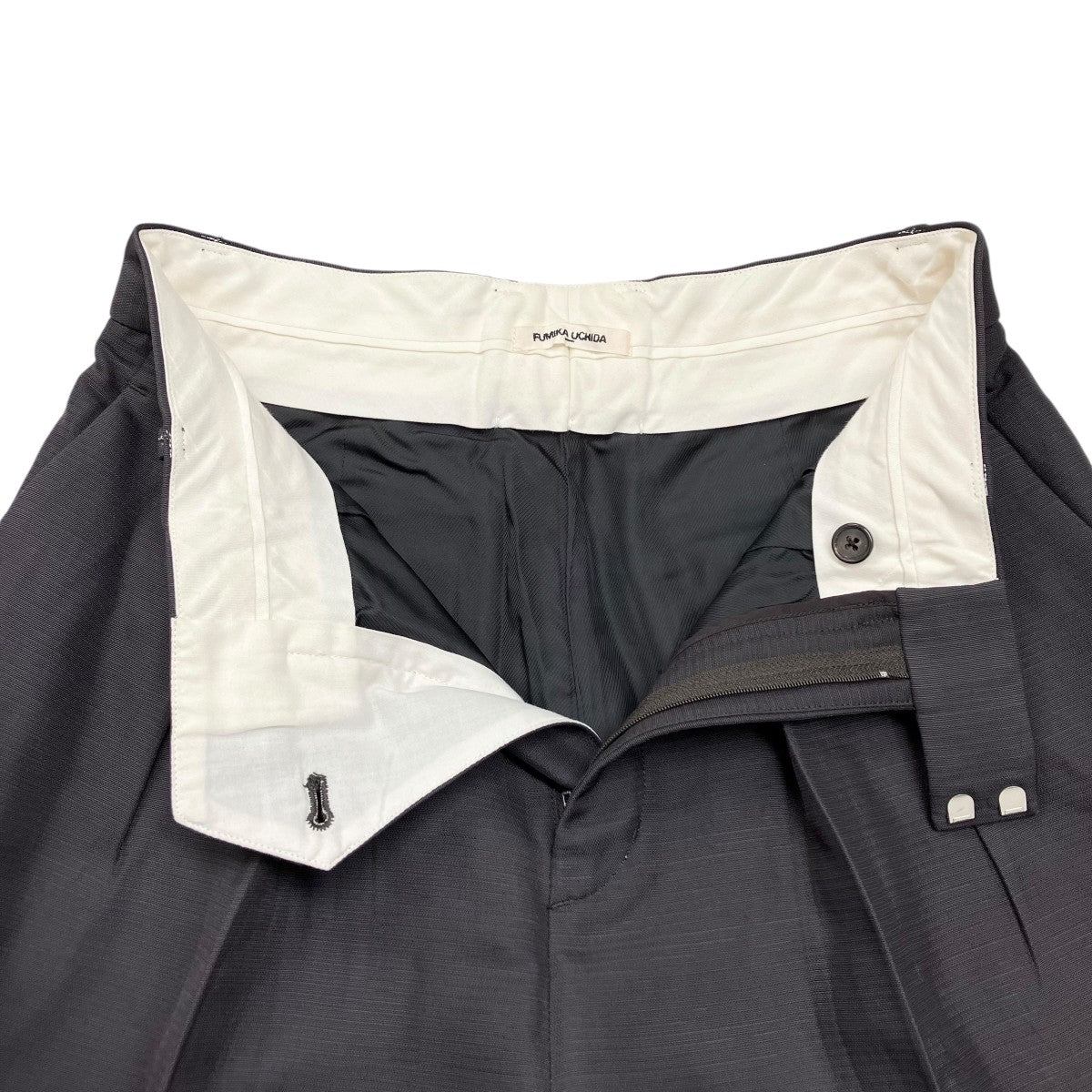 FUMIKA UCHIDA(フミカウチダ) W R 2-INTUCK WIDE SLACKSパンツFU-M