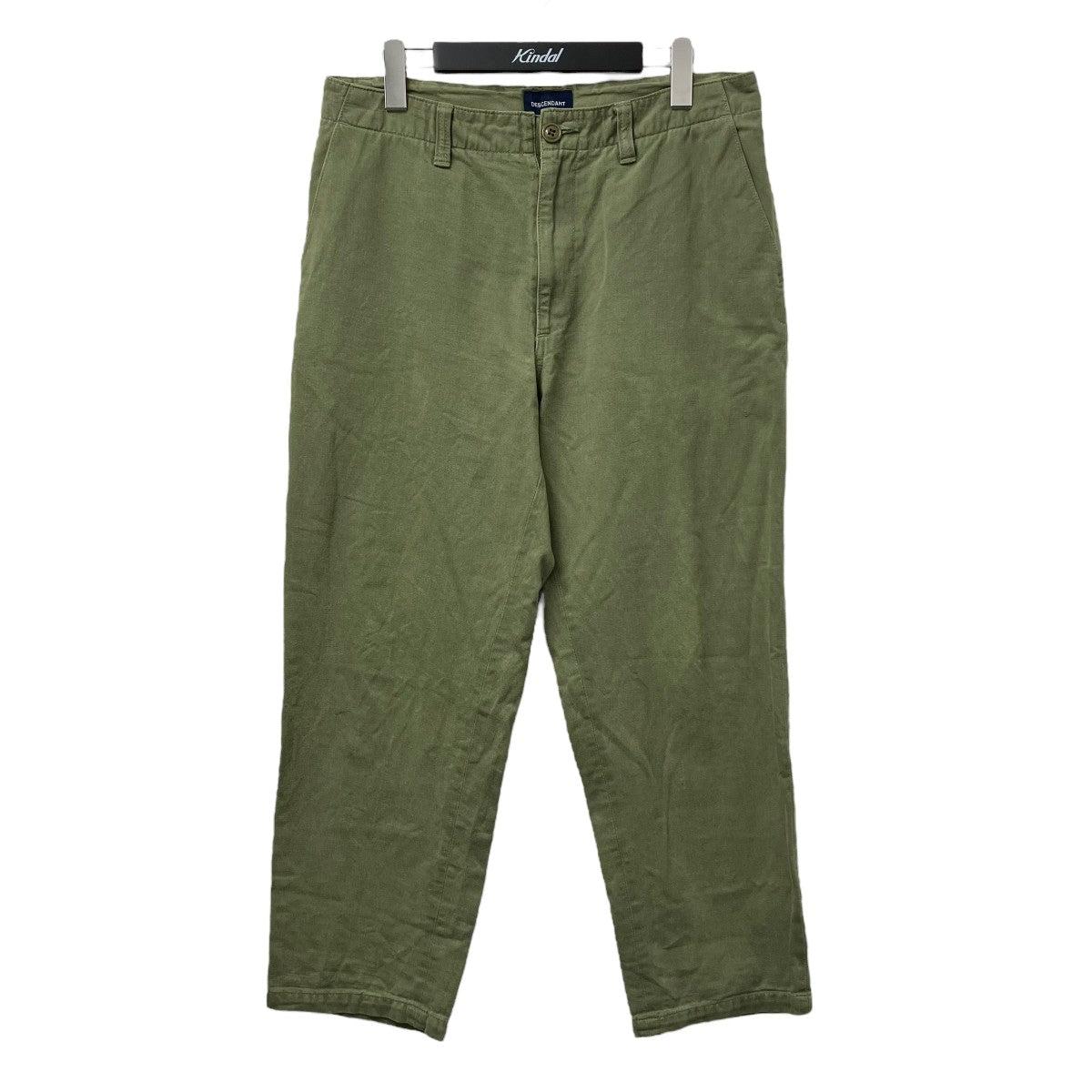 DESCENDANT(ディセンダント) DC-3 COTTON TWILL TROUSERS タックパンツ