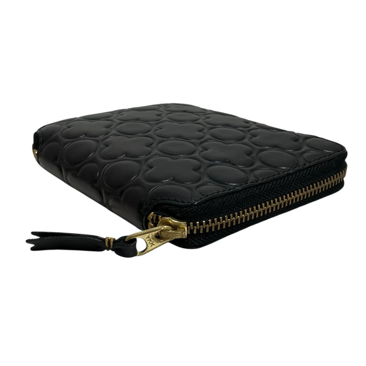 【新品】コムデギャルソン 財布 ブラック コムデギャルソン COMME des GARCONS 財布 二つ折り ドット 水玉