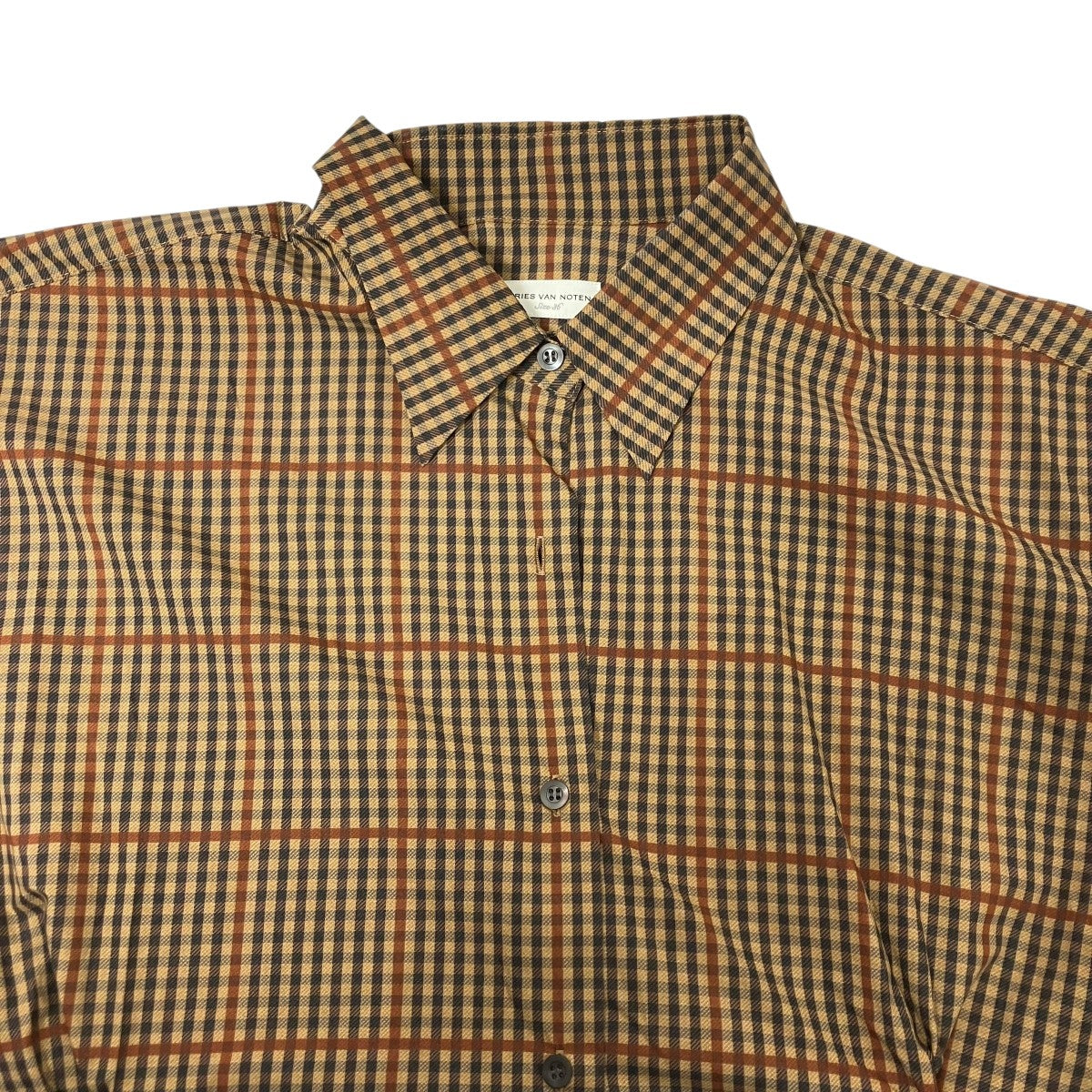 DRIES VAN NOTEN(ドリスヴァンノッテン) シャツワンピース ブラウン