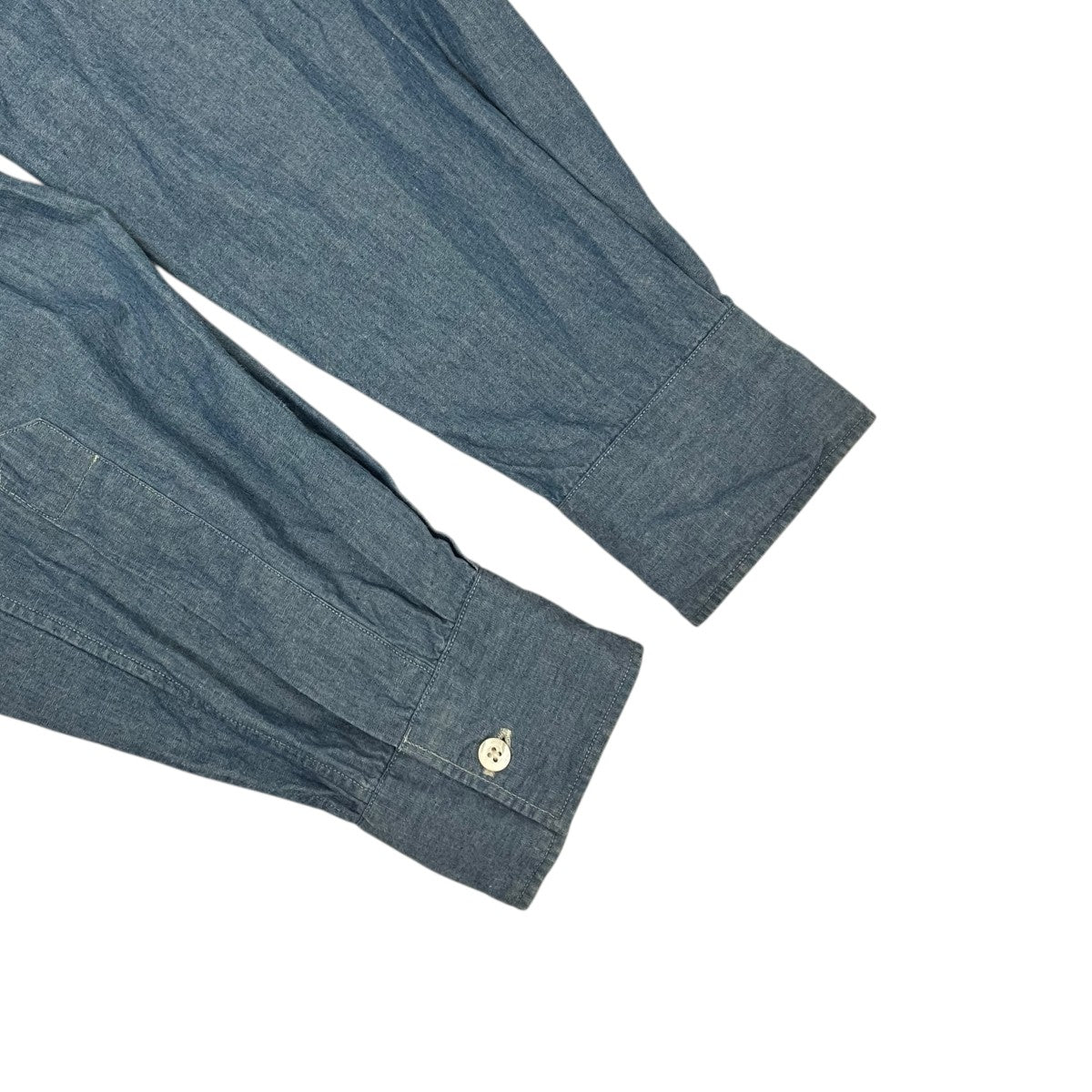 HEUGN(ユーゲン) Chambray RobシャツSHIRT023 SHIRT023 ブルー サイズ
