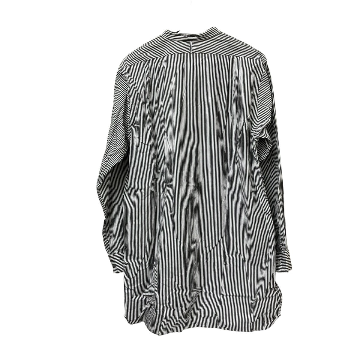 HEUGN stripe robシャツSHIRT014 古着・中古-2枚目のアイテム画像