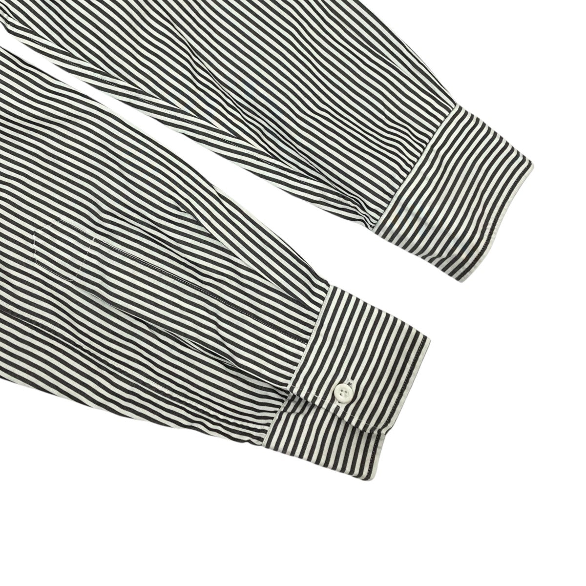 HEUGN stripe robシャツSHIRT014 古着・中古-5枚目のアイテム画像