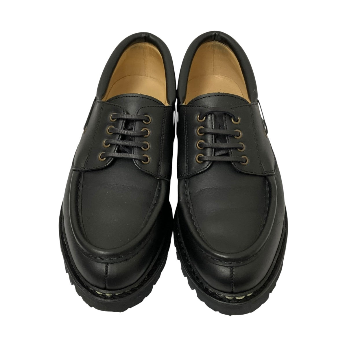 パラブーツ　paraboots chimey ブラック　サイズ8 新品未使用品 PARABOOT(パラブーツ) CHIMEYレザーシューズ200817 200817