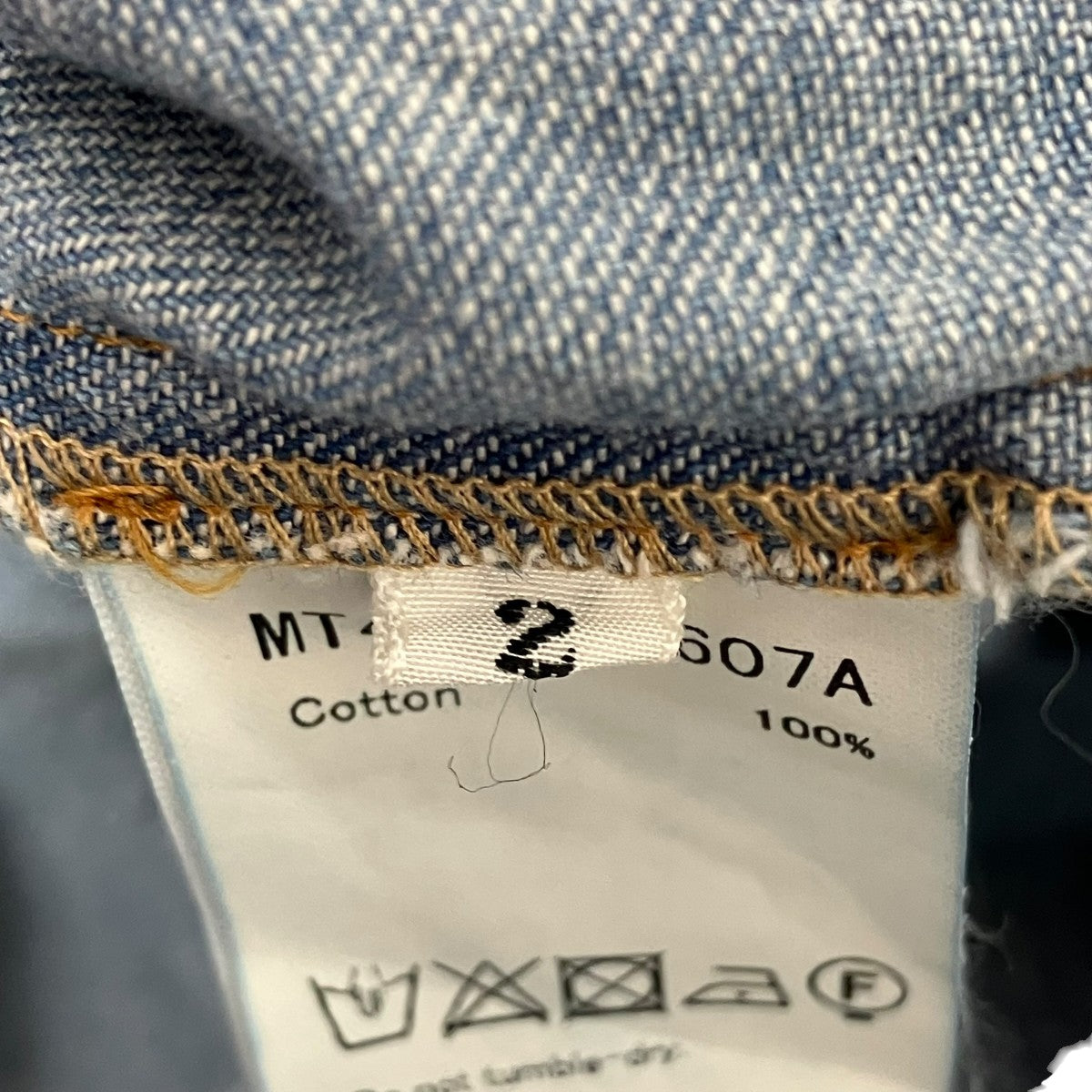 MAATEE＆SONS デニムウエスタンシャツMT4303-0607A 古着・中古-7枚目のアイテム画像