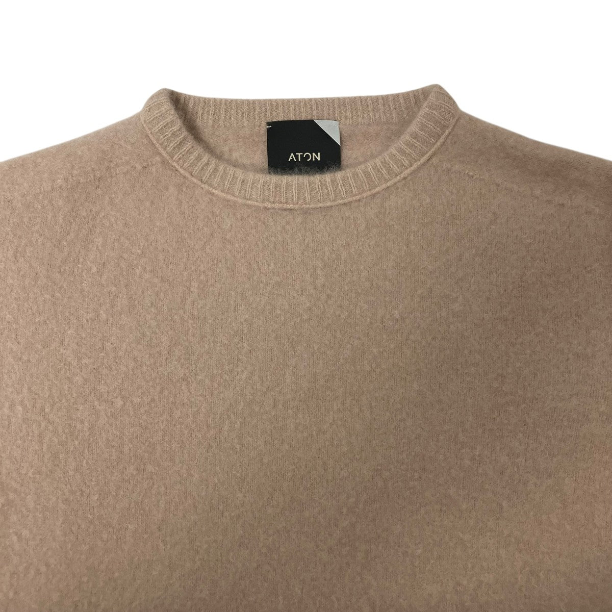 ATON(エイトン) FUR CASHMERE CREWカシミヤニット6930938 6930938