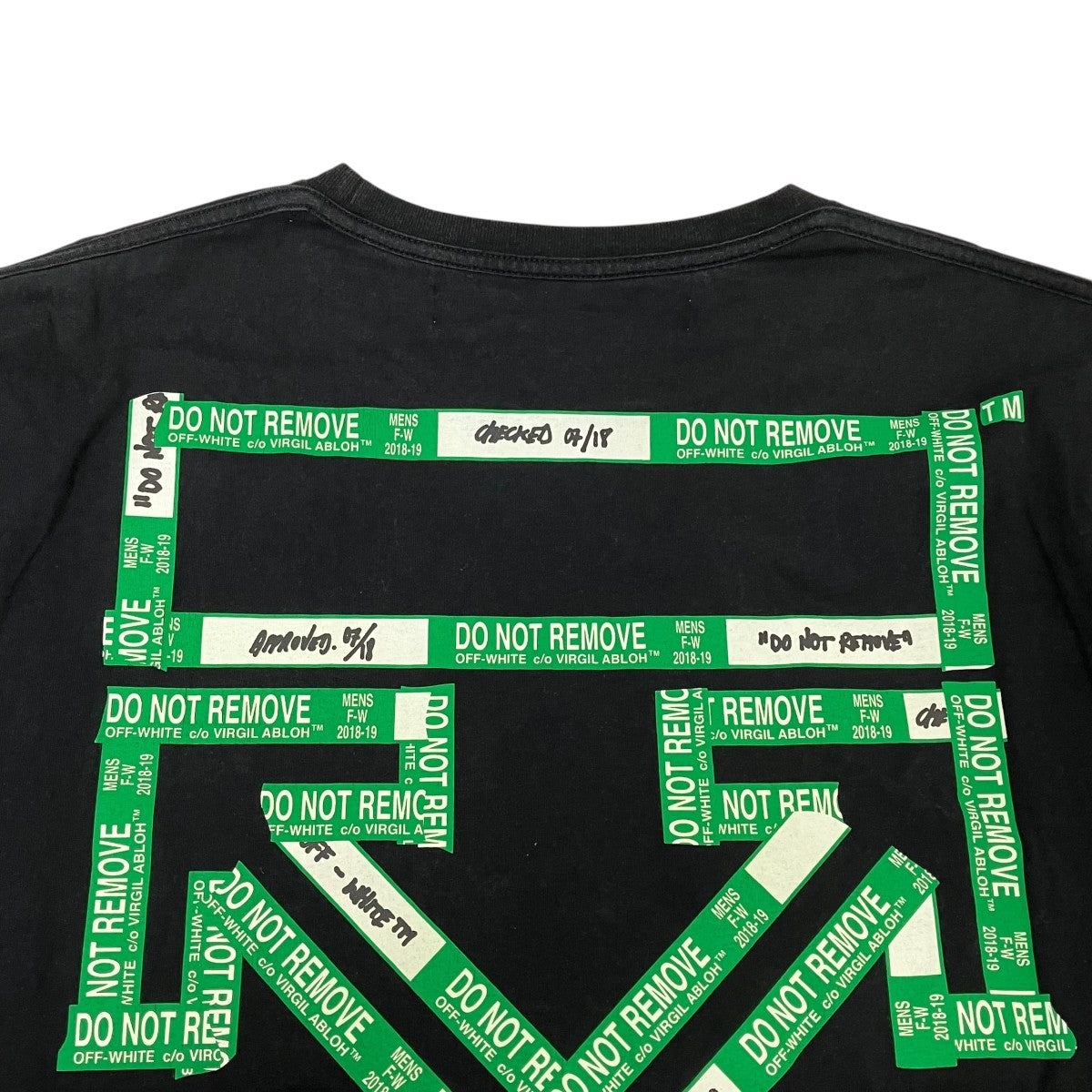 OFFWHITE SSENSE限定TシャツOMAA038E18185024 古着・中古-4枚目のアイテム画像