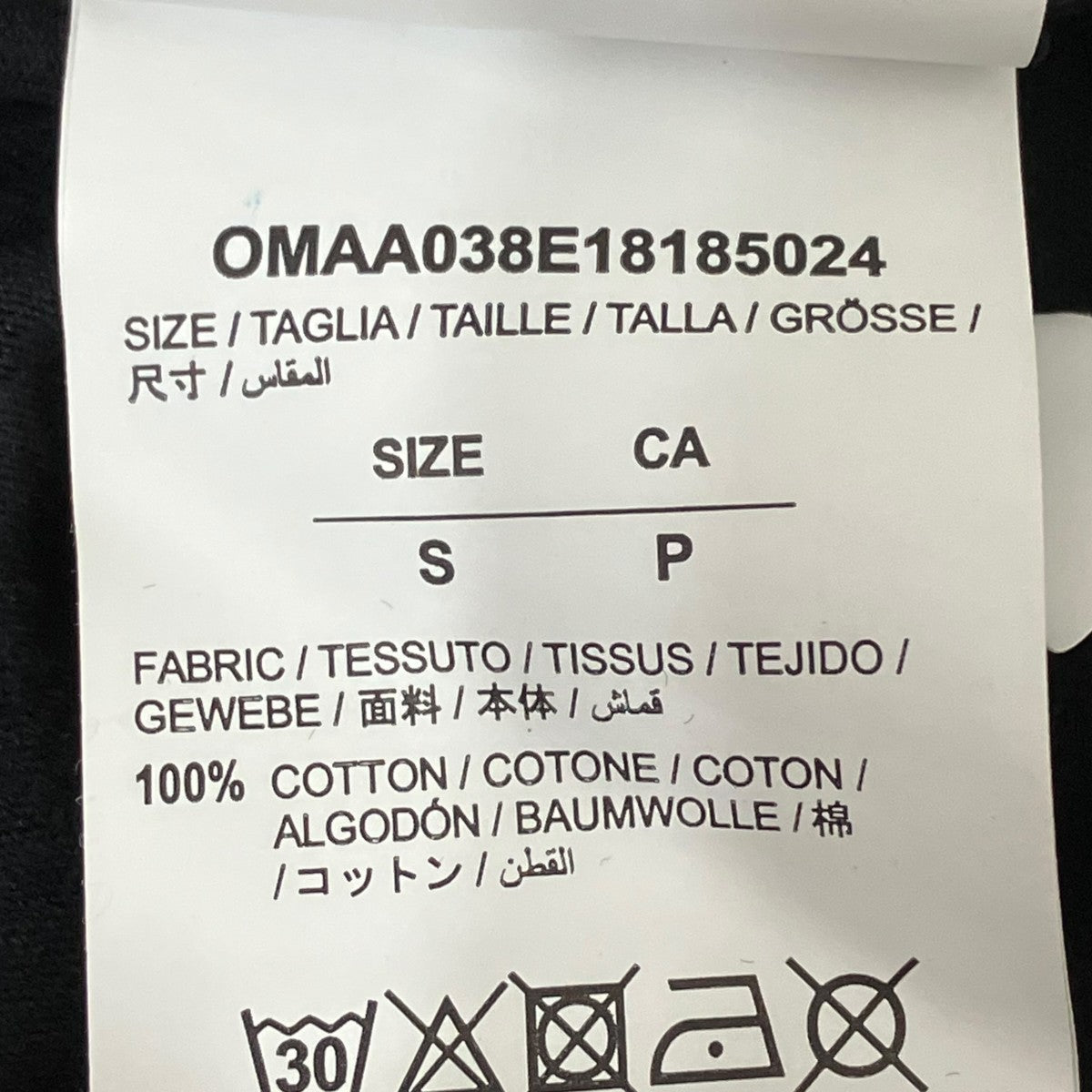 OFFWHITE SSENSE限定TシャツOMAA038E18185024 古着・中古-6枚目のアイテム画像