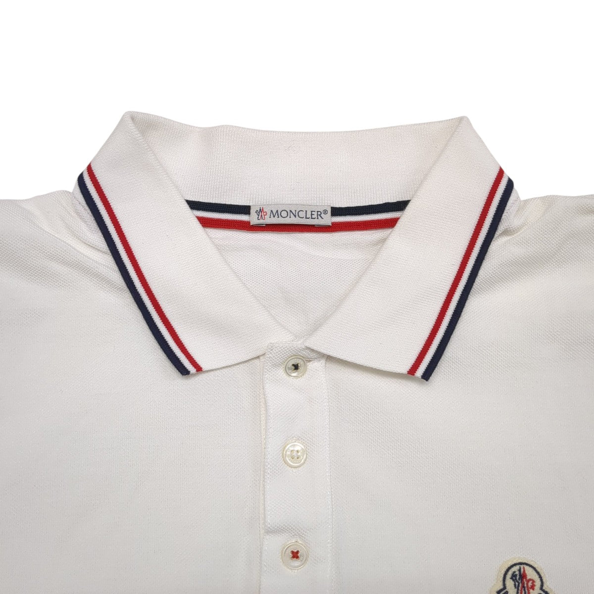 MONCLER 半袖ポロシャツB10918317100 古着・中古-3枚目のアイテム画像