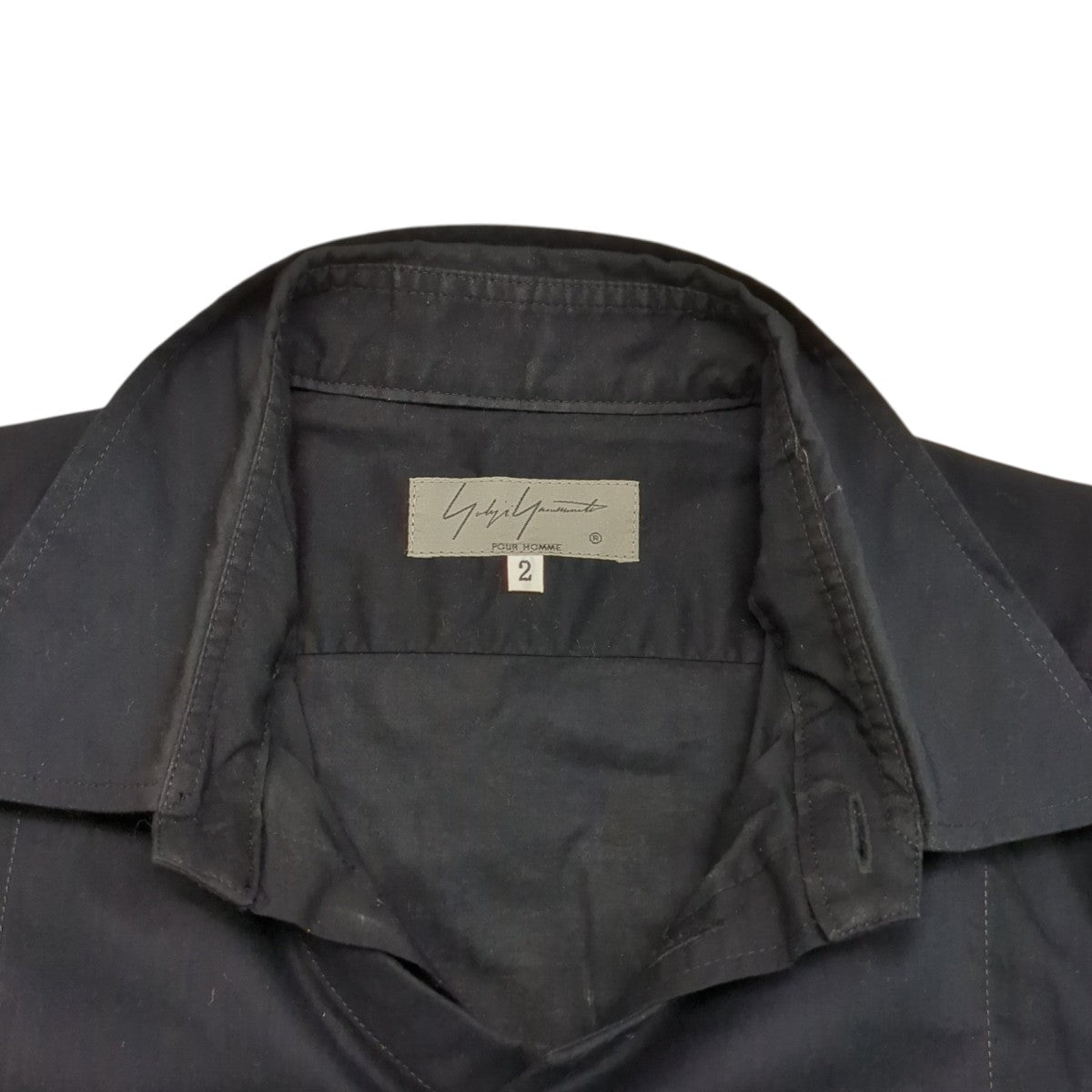 YOHJI YAMAMOTO 半袖シャツHN-B63-034 古着・中古-6枚目のアイテム画像
