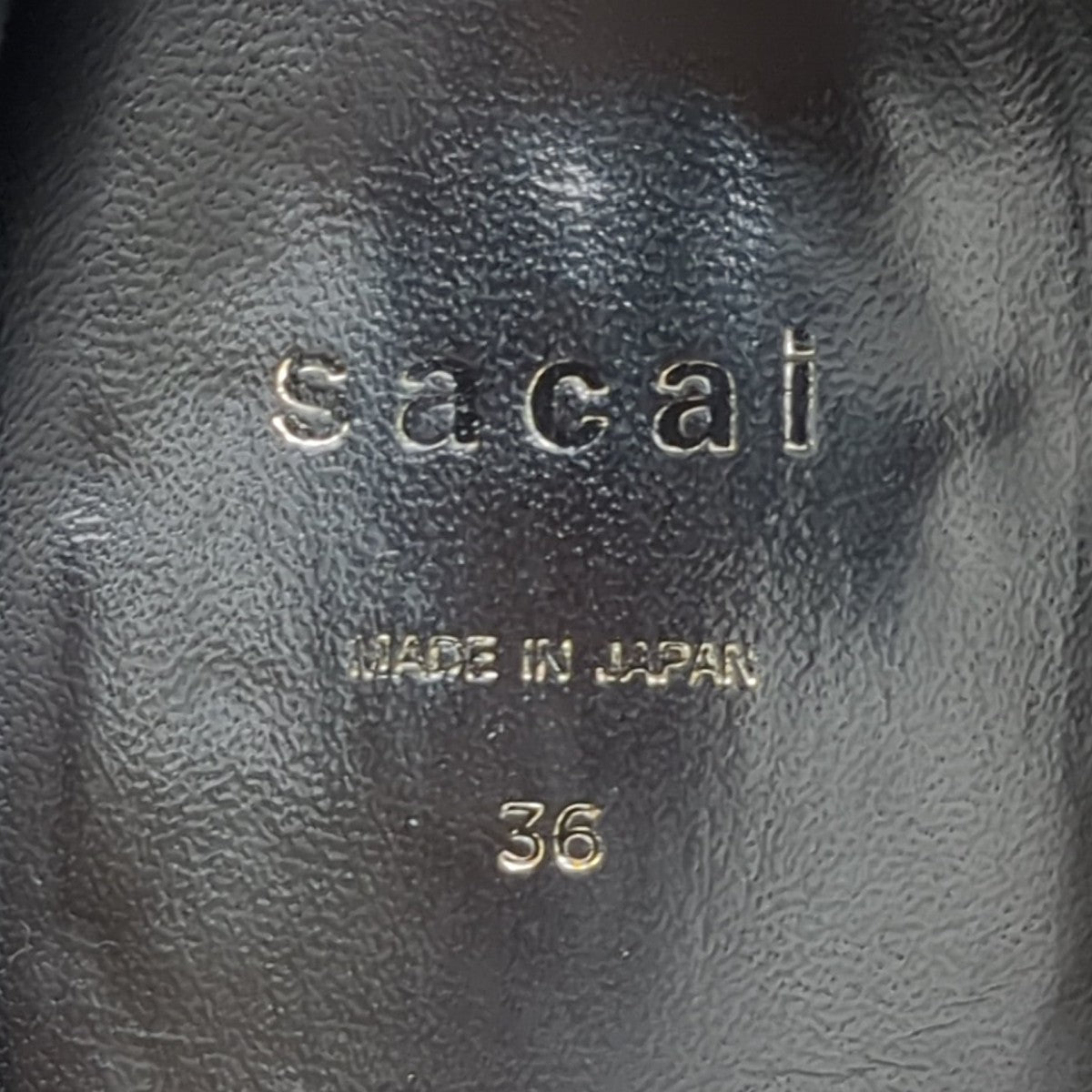 sacai(サカイ) ローファー21-05486 21-05486 ブラック サイズ 36