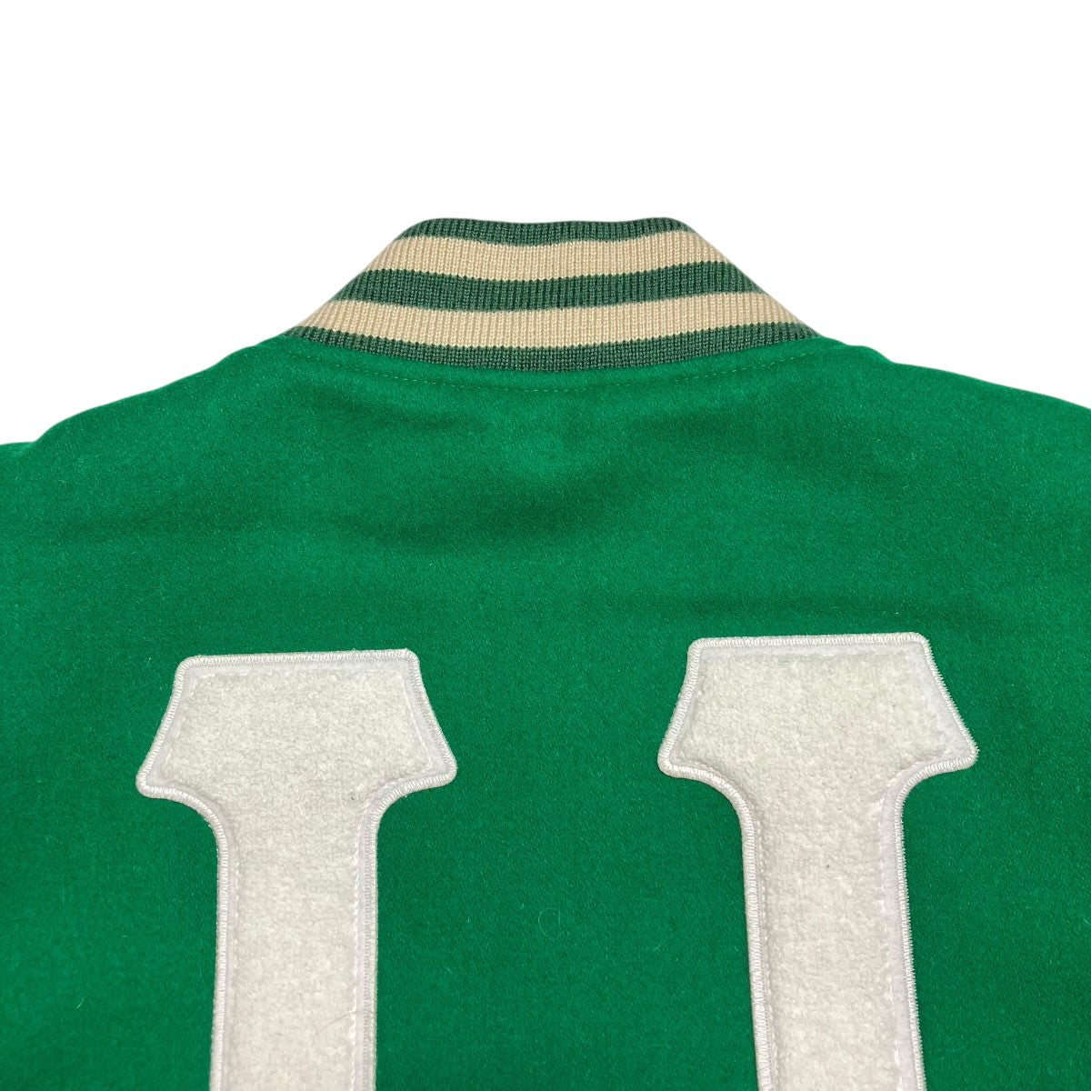 HUF(ハフ) 20 YEAR CLASSIC H VARSITY JACKETスタジャン グリーン