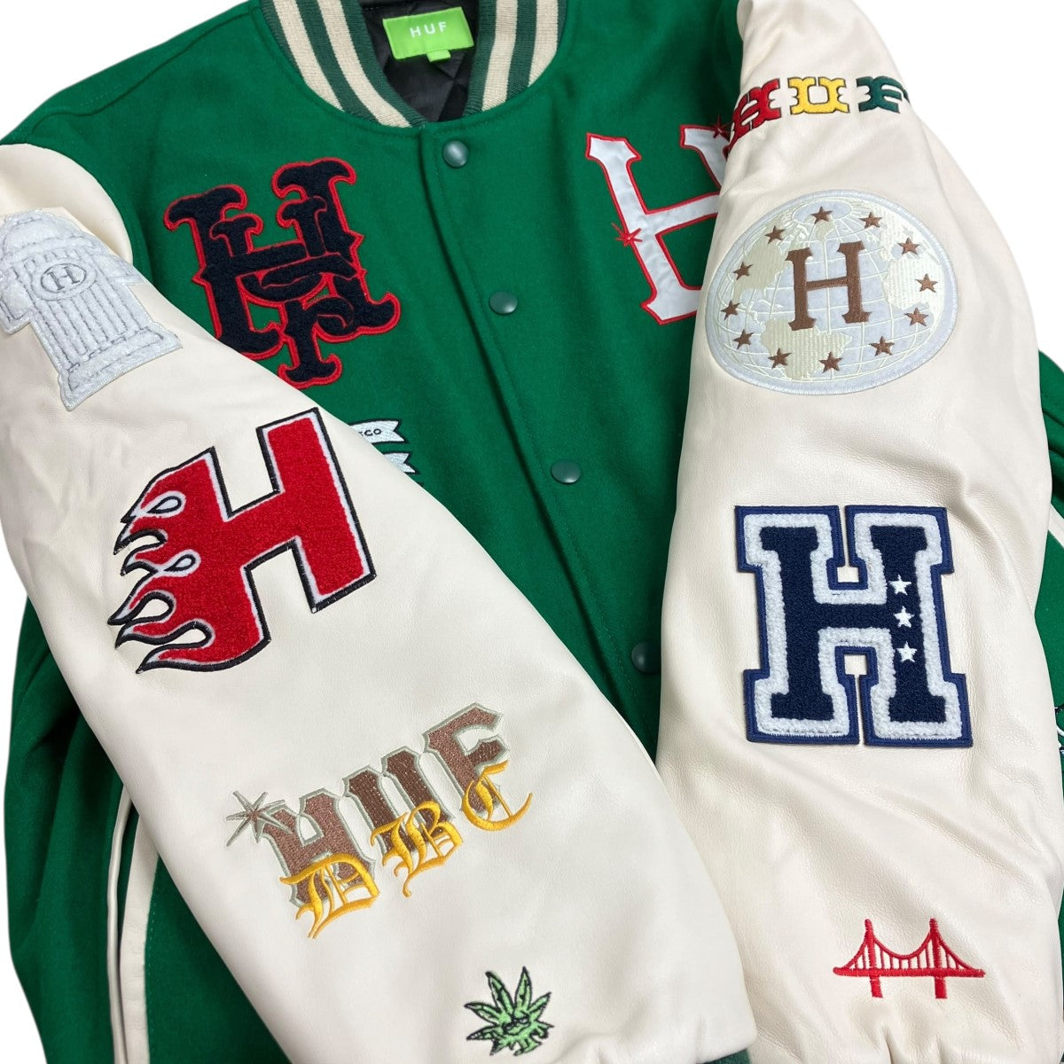 『超希少サイズ』HUF Varsity Jacket 20周年記念モデルXXL HUF（ハフ） ジャケット HUF 20 YEAR CLASSIC H VARSITY JACKET
