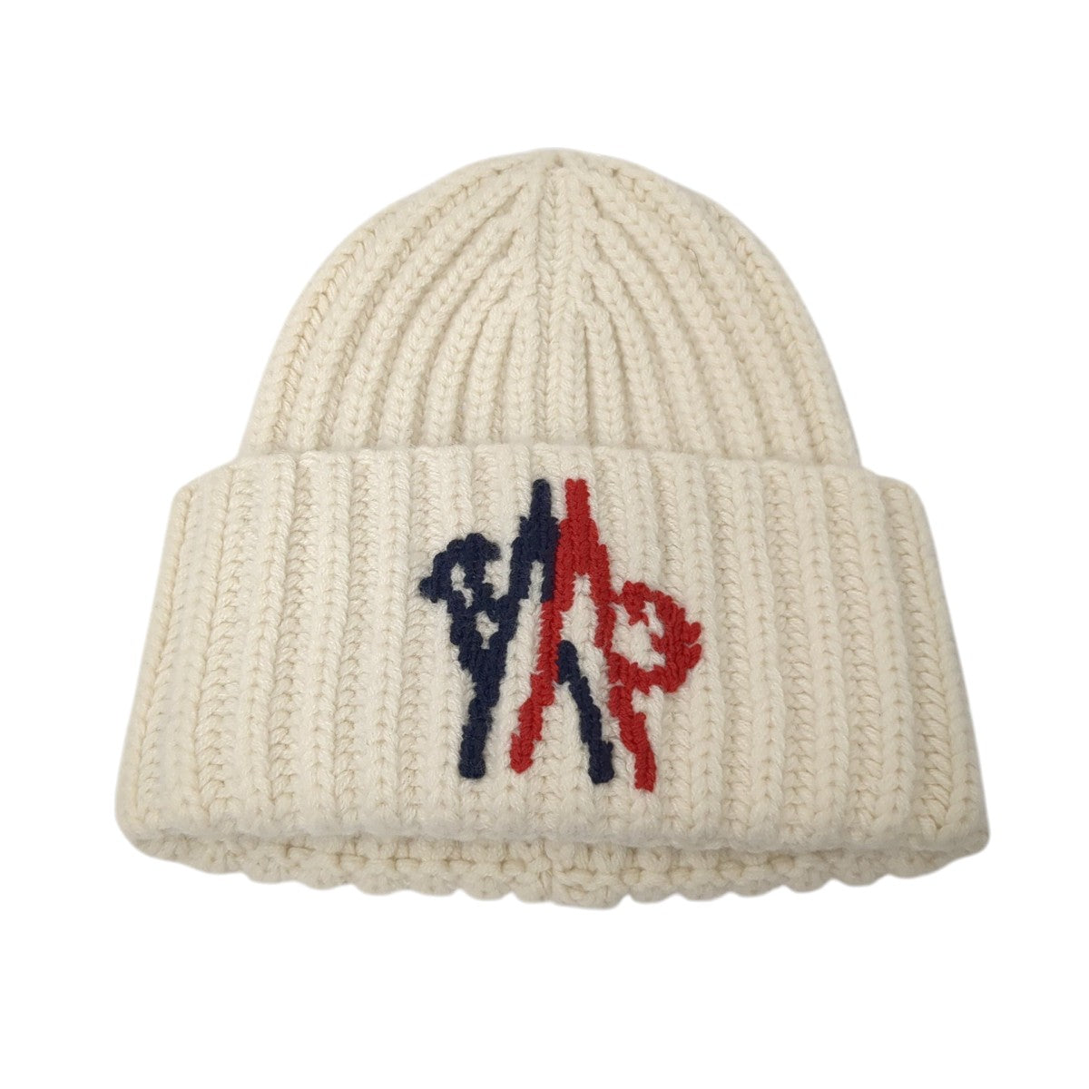 MONCLER アイボリー ニット帽 楽天市場】MONCLER モンクレール ニット帽 BERRETTO TRICOT 3B00037