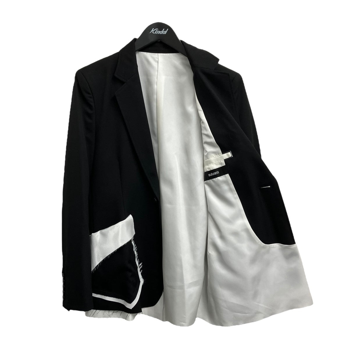 sulvam(サルバム) suede over coatスウェードガウンコートSK-C04-900