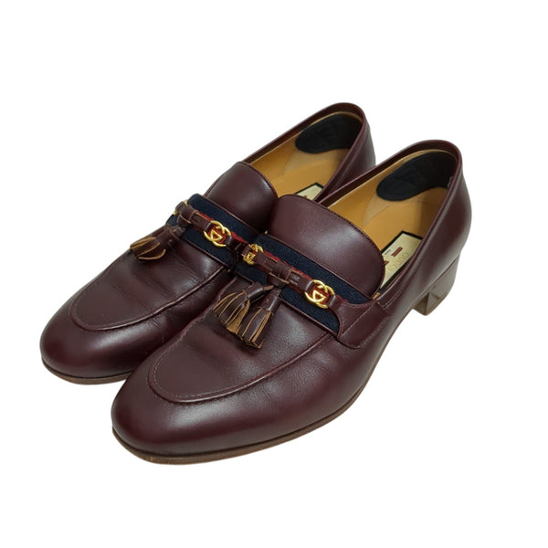 GUCCI(グッチ) タッセルローファー624720 624720 バーガンディー