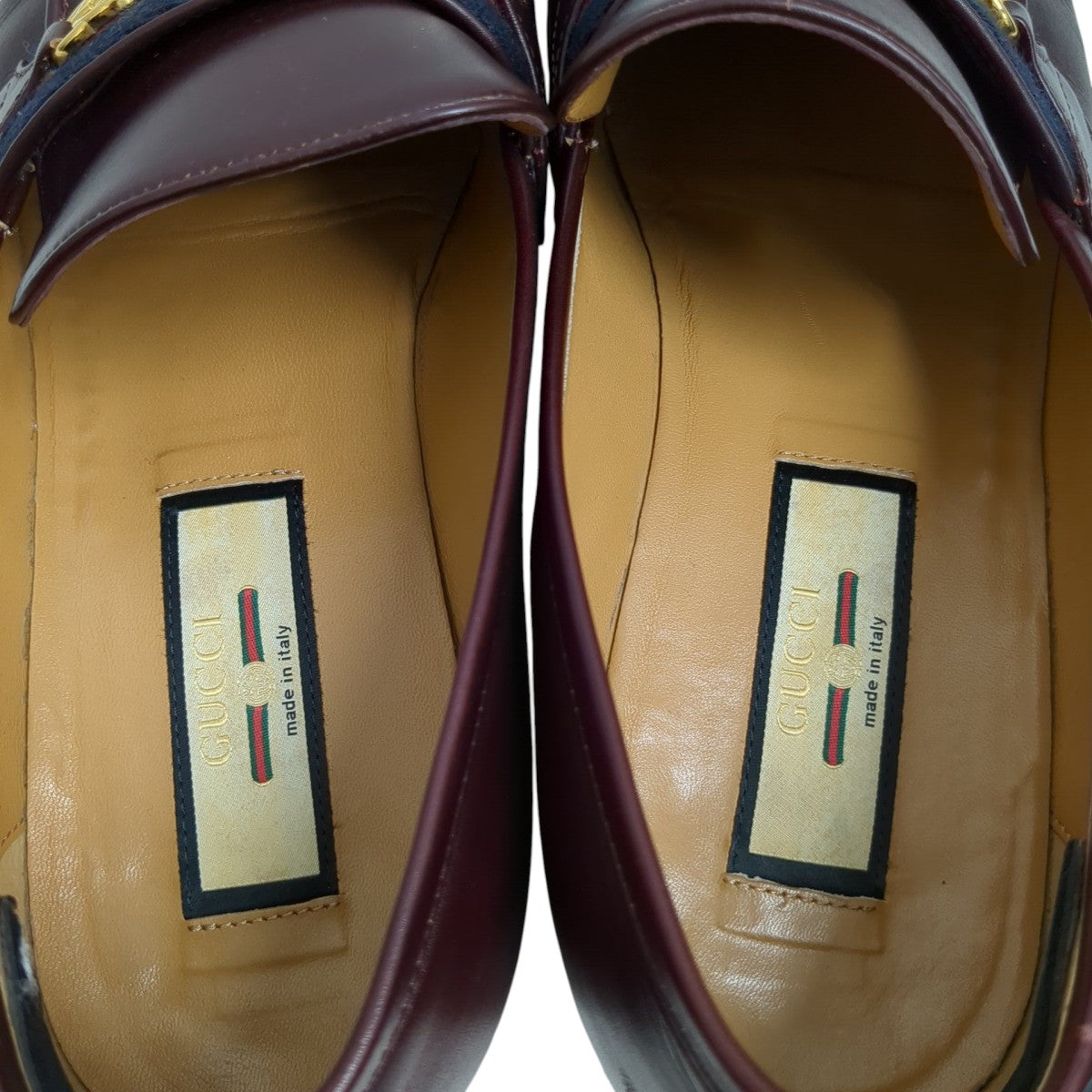 GUCCI タッセルローファー624720 624720 バーガンディー サイズ 9