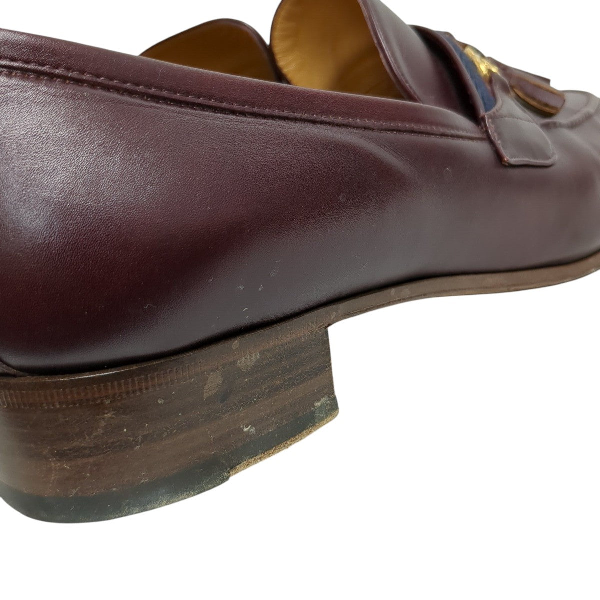 GUCCI タッセルローファー624720 624720 バーガンディー サイズ 9