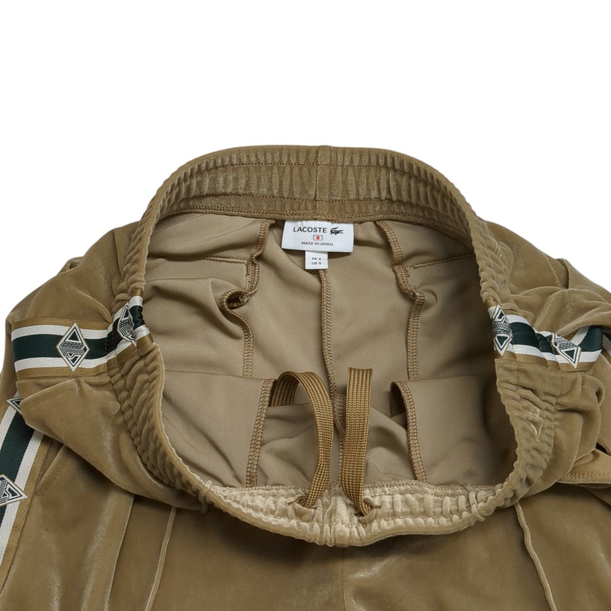 LACOSTE ベルベットトラックパンツイージーパンツXH8064 古着・中古-4枚目のアイテム画像