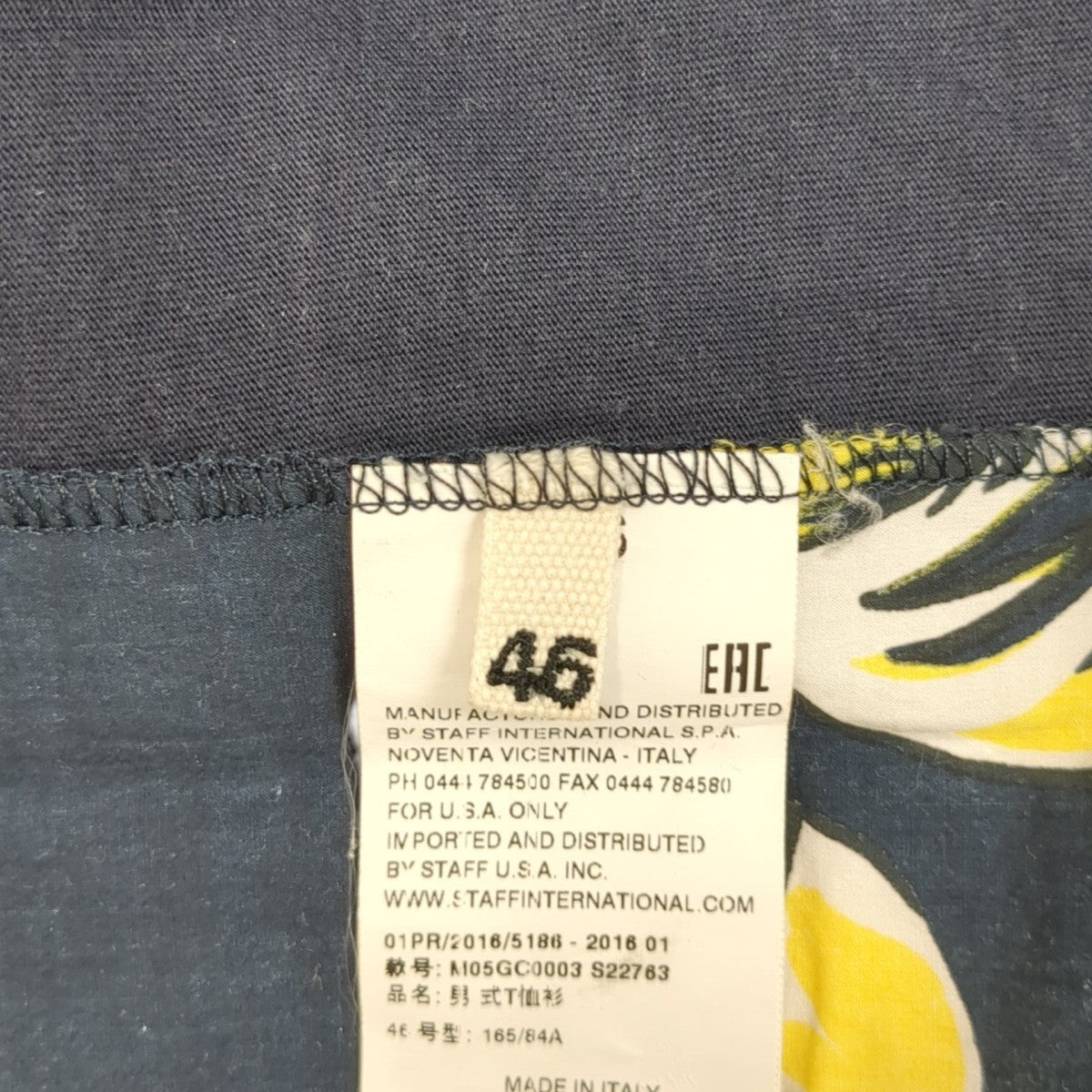 切替え半袖TシャツM05GC0003