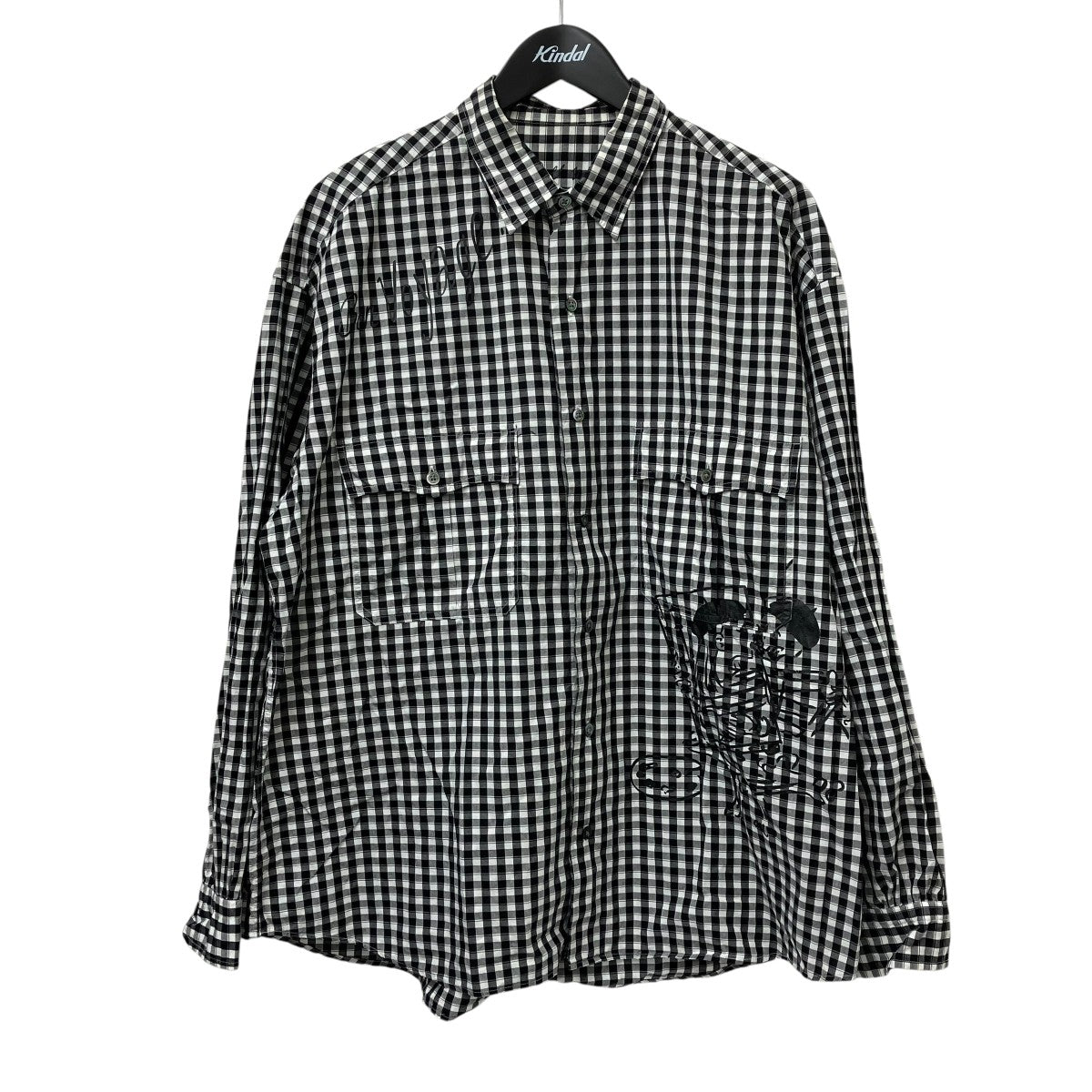 Porter Classic Roll up Beat Loveギンガムチェックシャツ 古着・中古-1枚目のアイテム画像