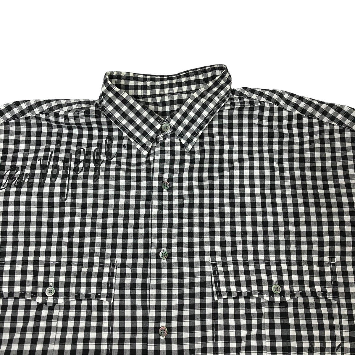 Porter Classic Roll up Beat Loveギンガムチェックシャツ 古着・中古-3枚目のアイテム画像