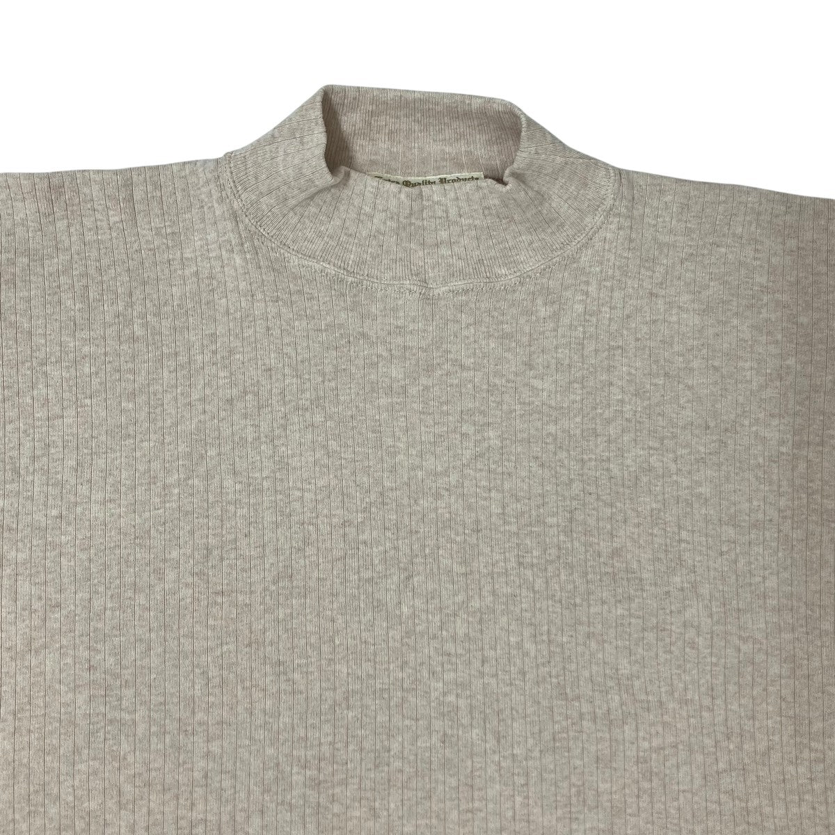 Olde Homesteader EQP EXTRA COTTON RIB MOCK NECK SHORT SLEEVETシャツ 古着・中古-3枚目のアイテム画像