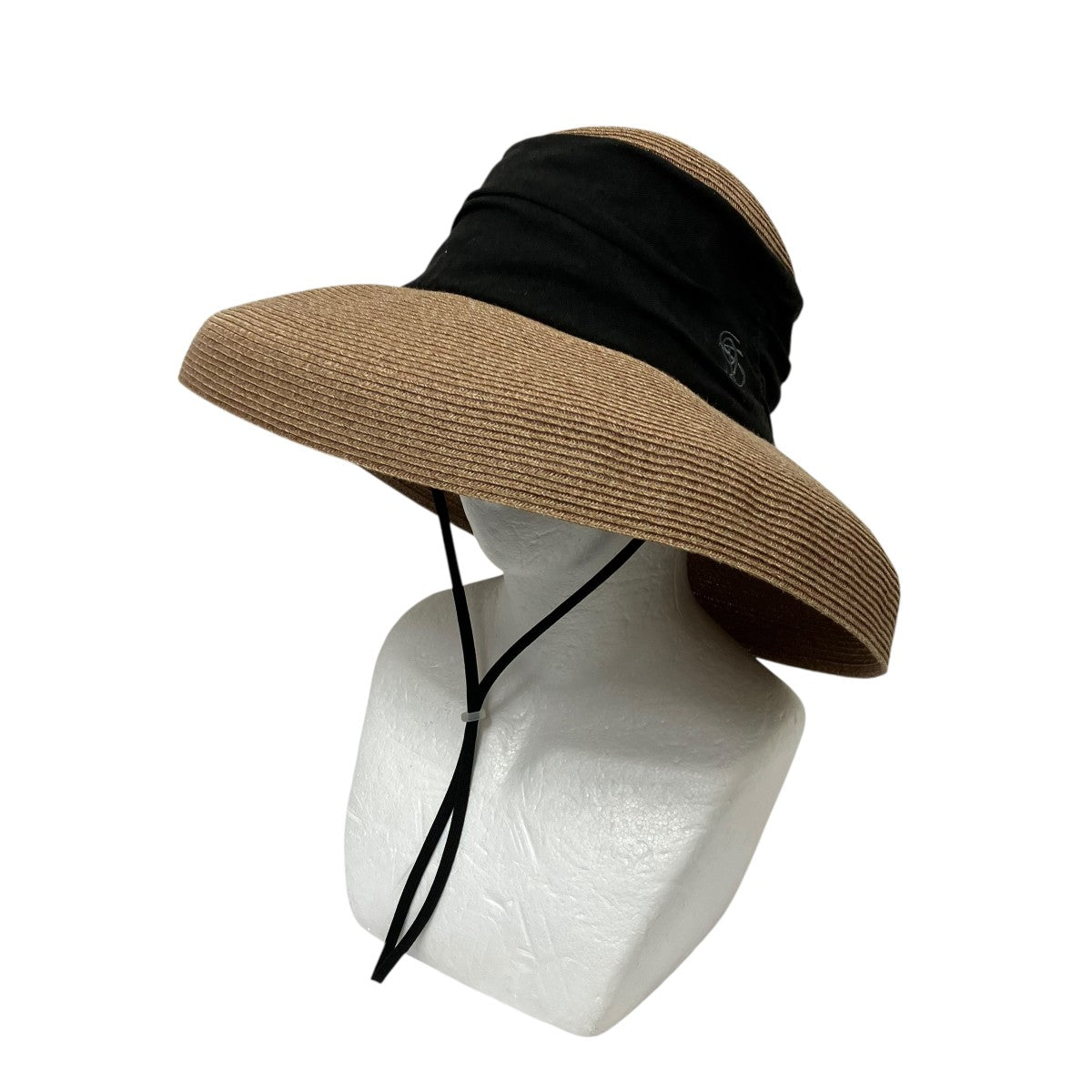 美品【THE9SHOP】SUMMER HAT 2022（ブラック）サマーハット THE9SHOP(ザナインショップ) 丸めて洗える SUMMER HATハット ブラック