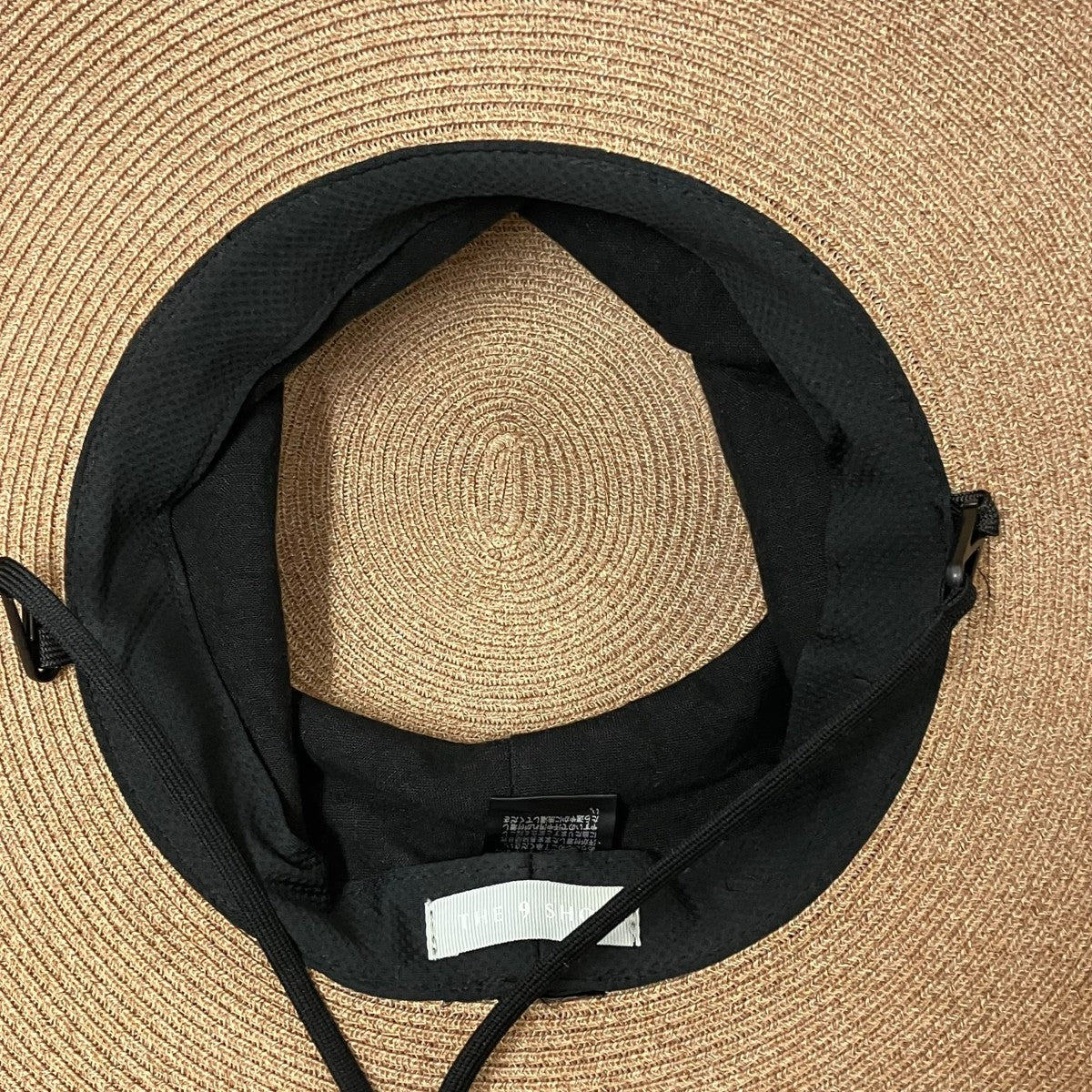 THE9SHOP(ザナインショップ) 丸めて洗える SUMMER HATハット ブラック