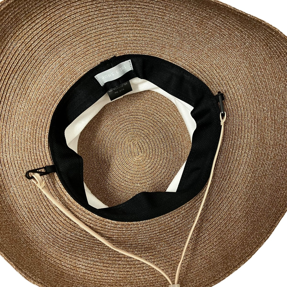 【ちびぱち様限定‼︎】THE9SHOP 丸めて洗えるSUMMERHAT白 THE9SHOP(ザナインショップ) 丸めて洗えるSUMMERHATハット ホワイト