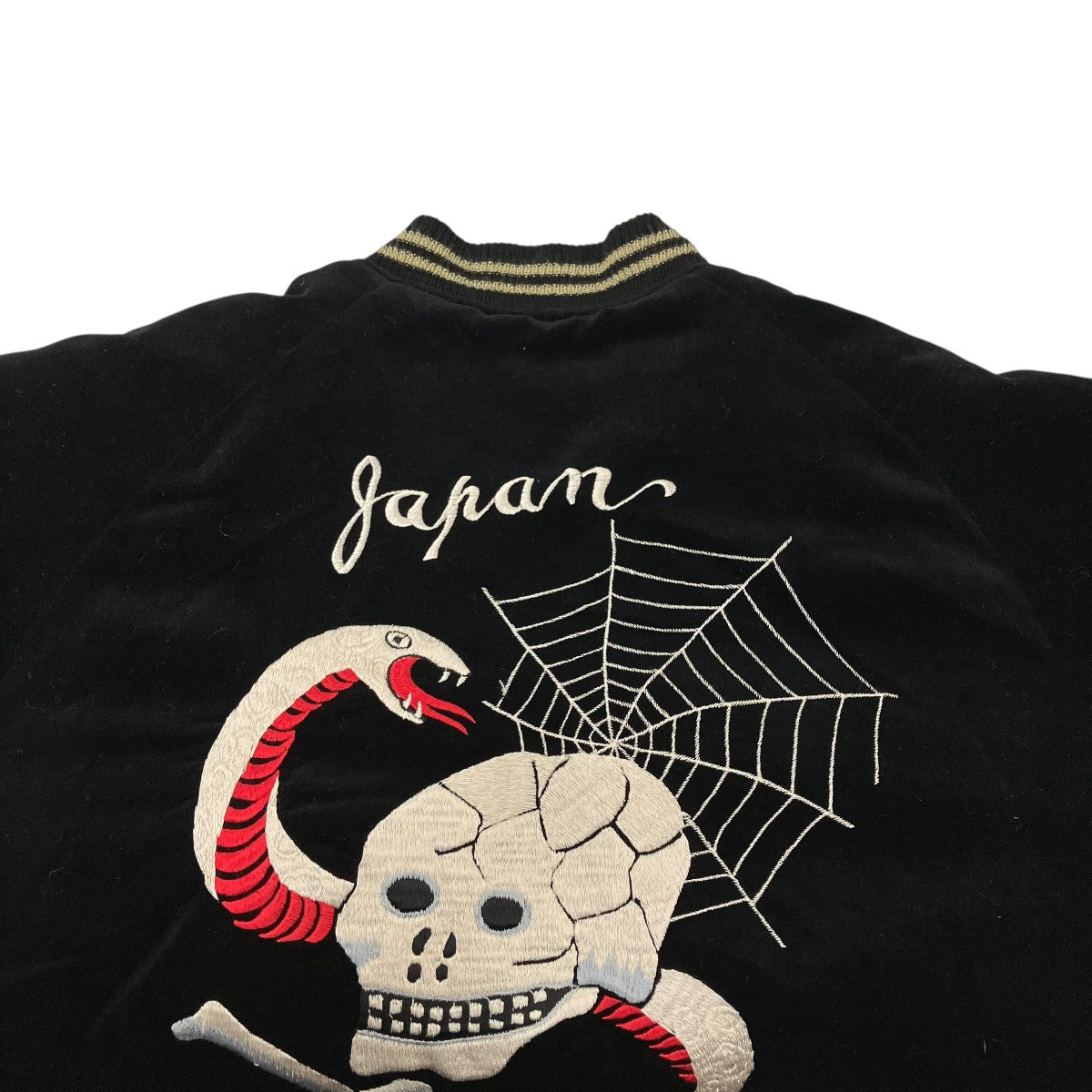 東洋エンタープライズ　スーベニアジャケット　スカジャージ　髑髏 TAILOR TOYO】 2025年新作第1弾。 別珍スカジャン「蛇髑髏（へびどくろ
