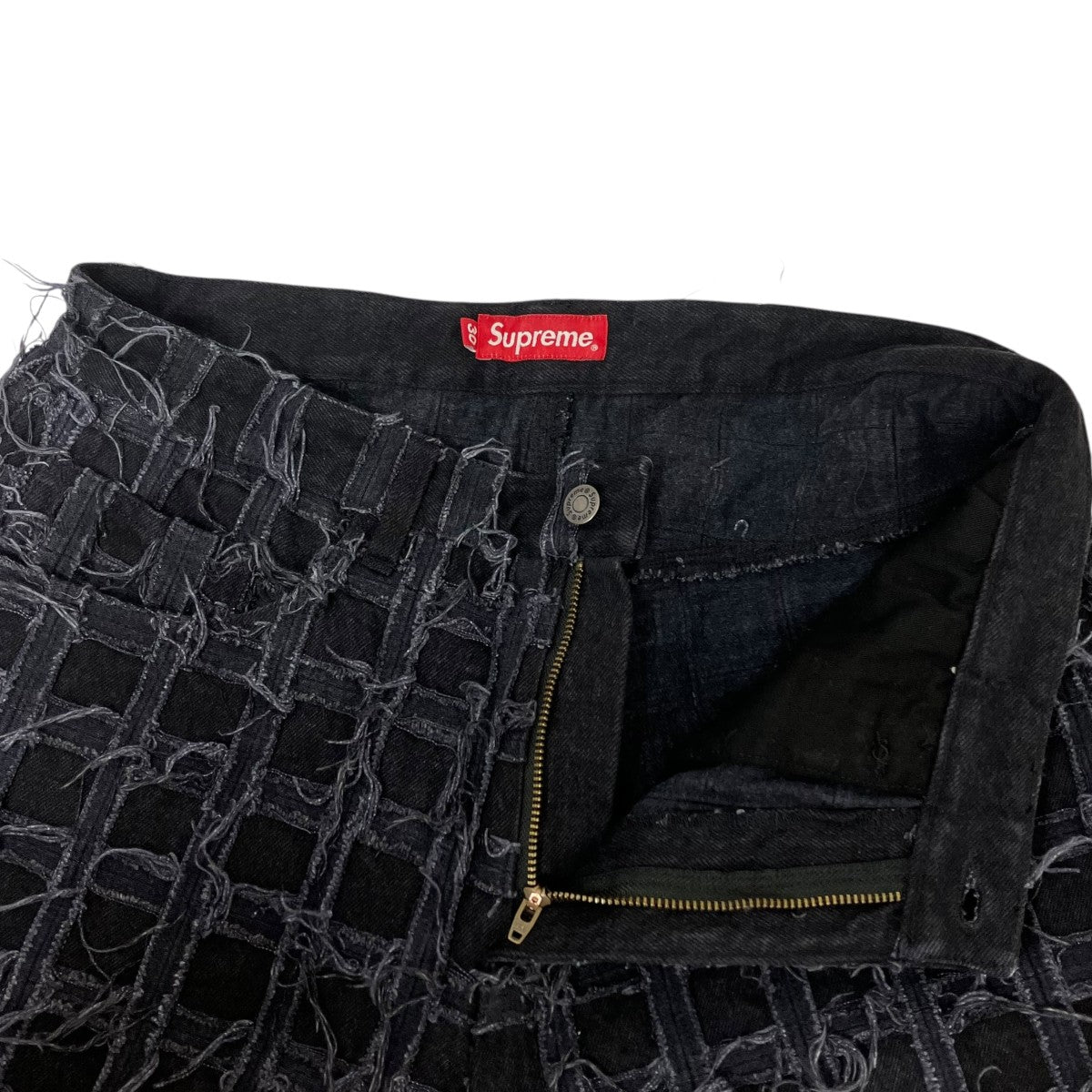 Supreme Frayed Patchwork Baggyショートパンツ 古着・中古-4枚目のアイテム画像