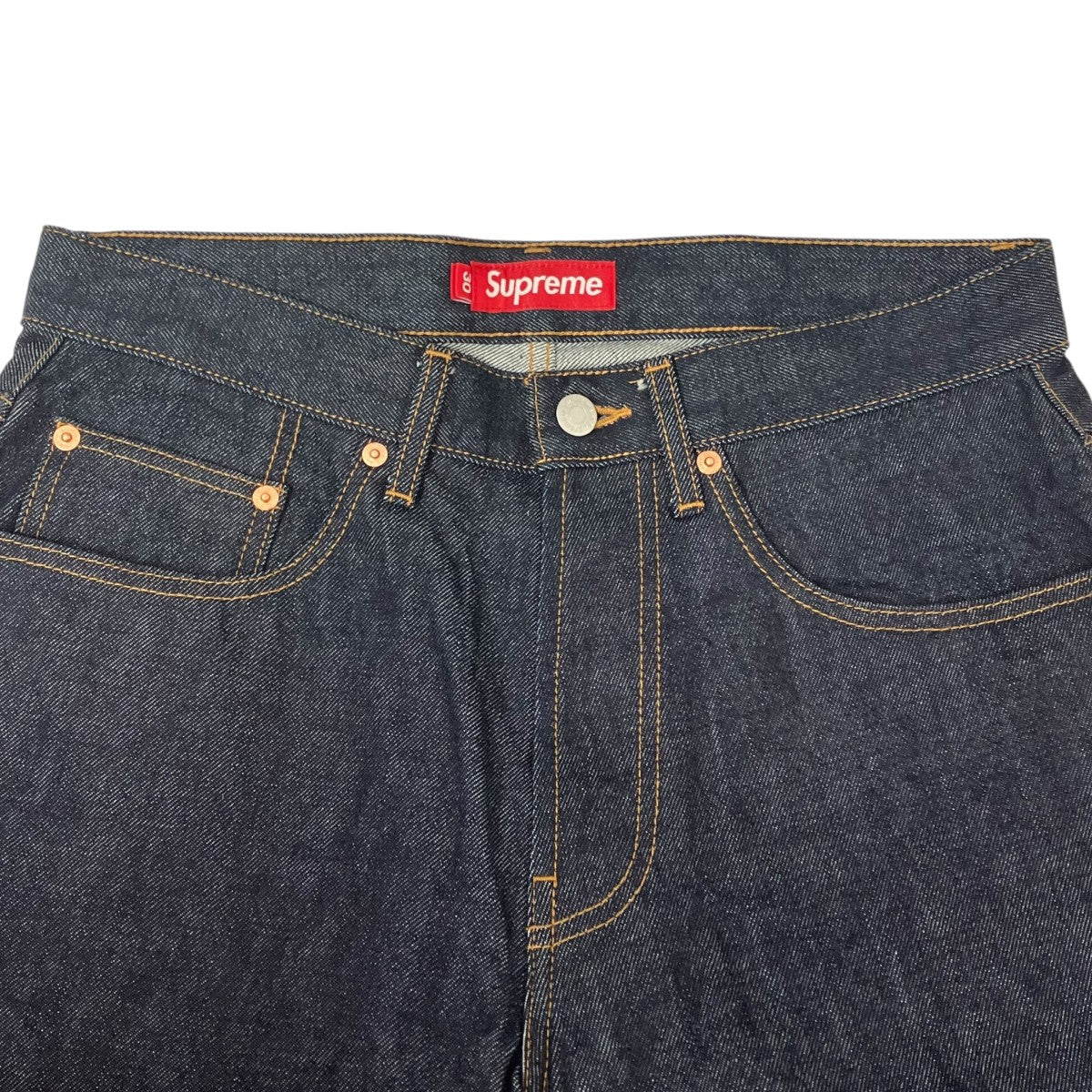 Supreme Rigid Baggy Selvedge Denim Shortショートパンツ 古着・中古-3枚目のアイテム画像